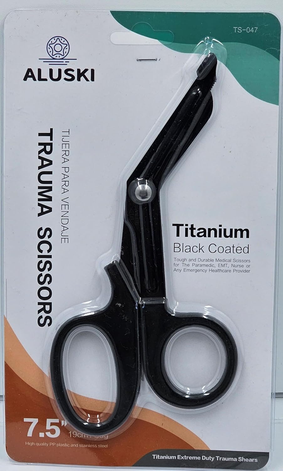 Best ALUSKI® Black Titanium Coated Scissors, Special Nurse Scissors, Innovative...