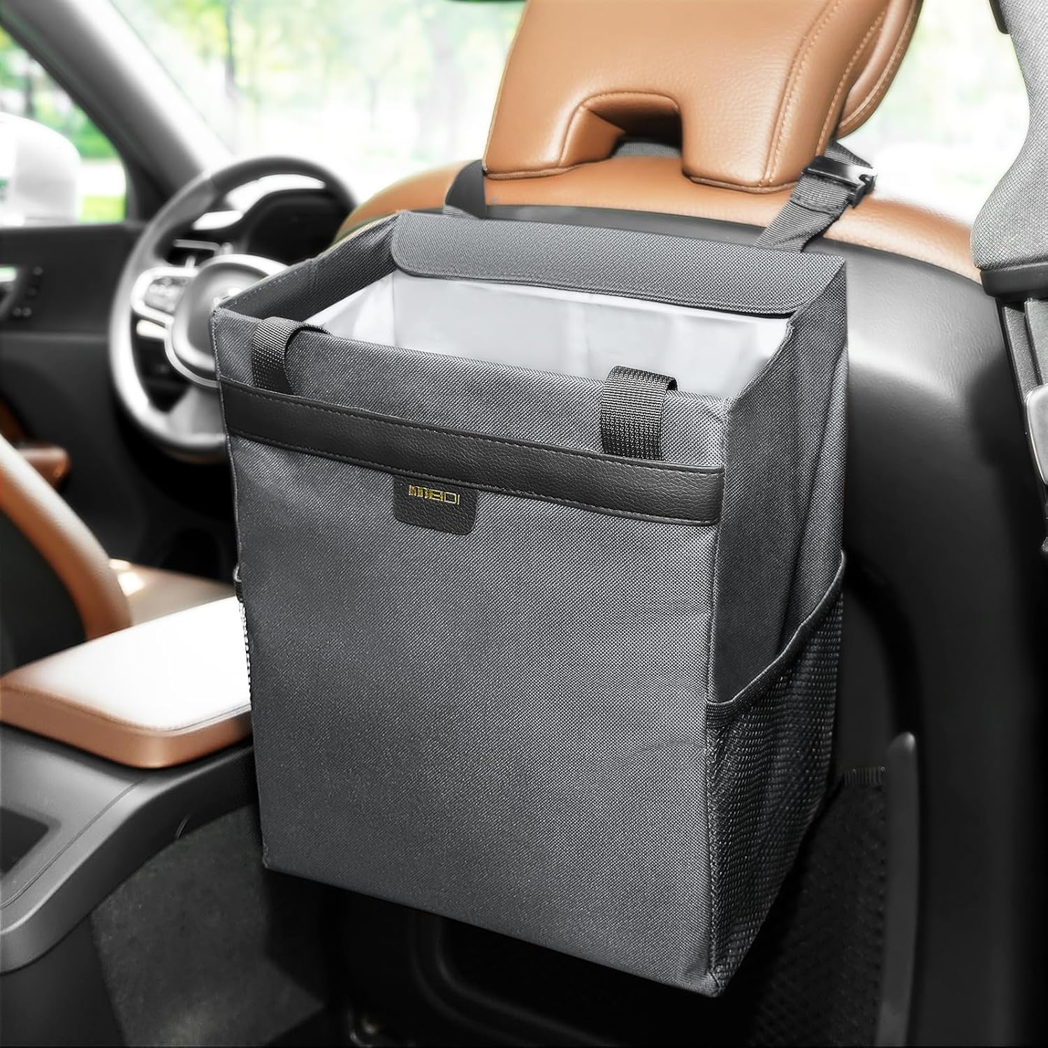 Best MEIDI Car Trash Can, Special Waterproof Garbage Can, Innovative Magnetic Mu...