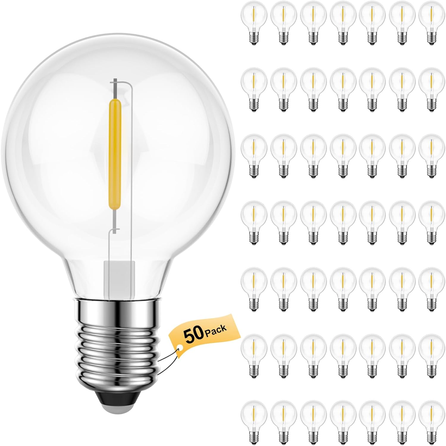 Best GPATIO LED G40 Replacement Light Bulbs, Special Light Bulbs for Indoor Outd...