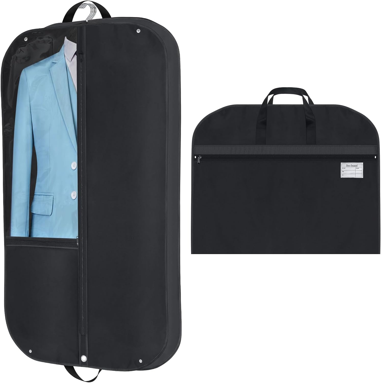 Best 43" Garment Bags, High-Quality Suit Bags for Men, Waterproof Oxford Hanging...