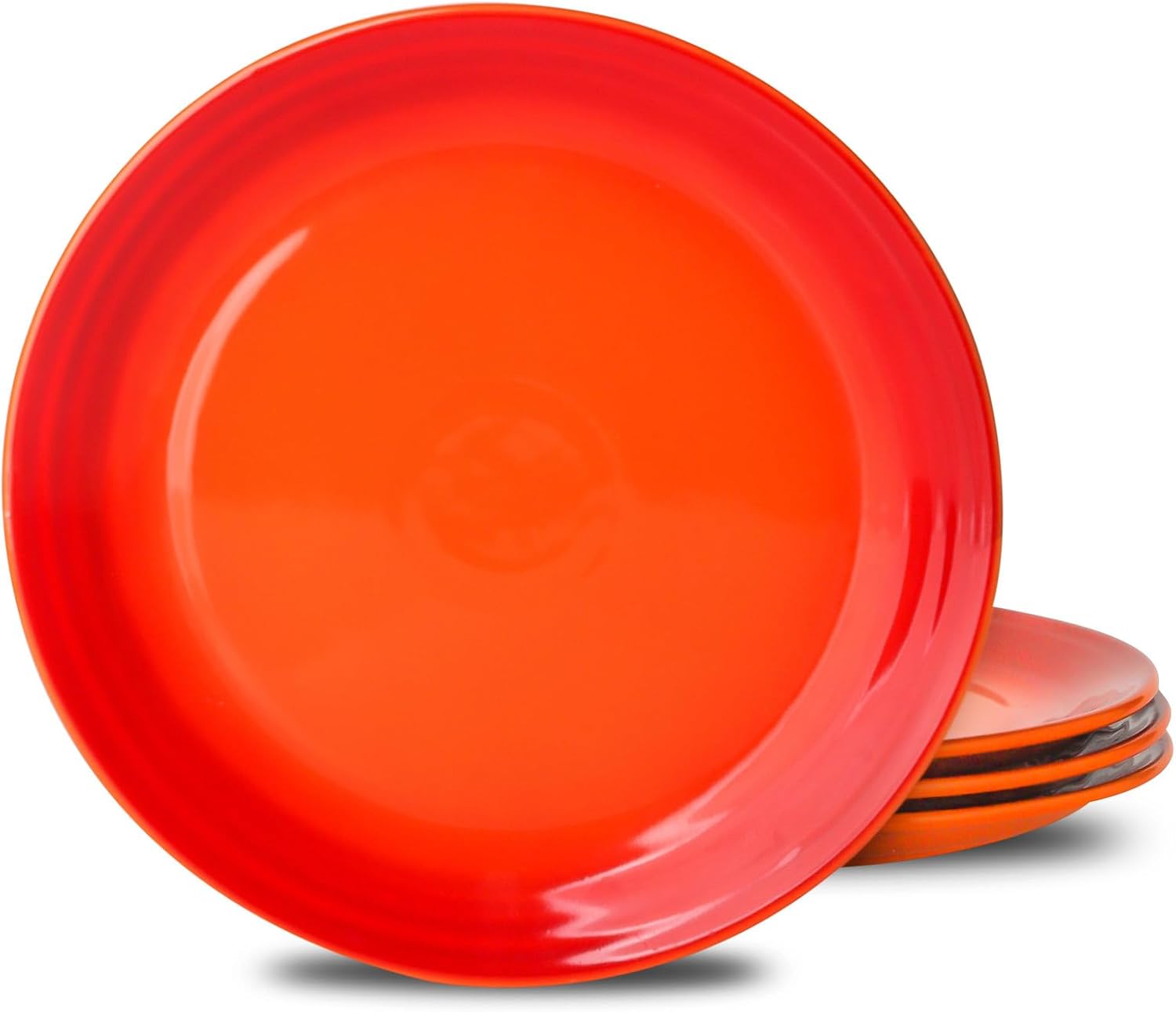 Special Hasense Dinner Plates, Stylish Porcelain Dinnerware Sets of 4, Unique La...