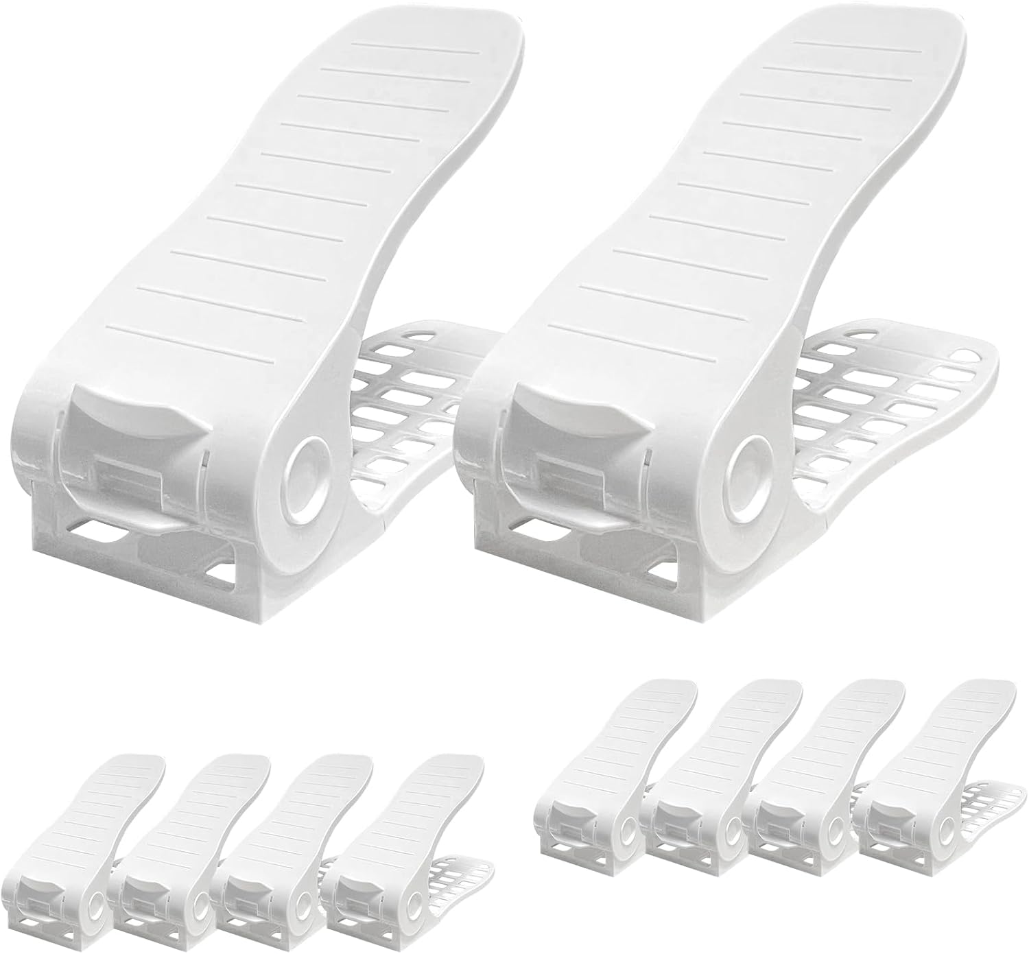 Best Shoe Slots Organizer, Special Double Deck Shoe Stacker Organizer for Closet...