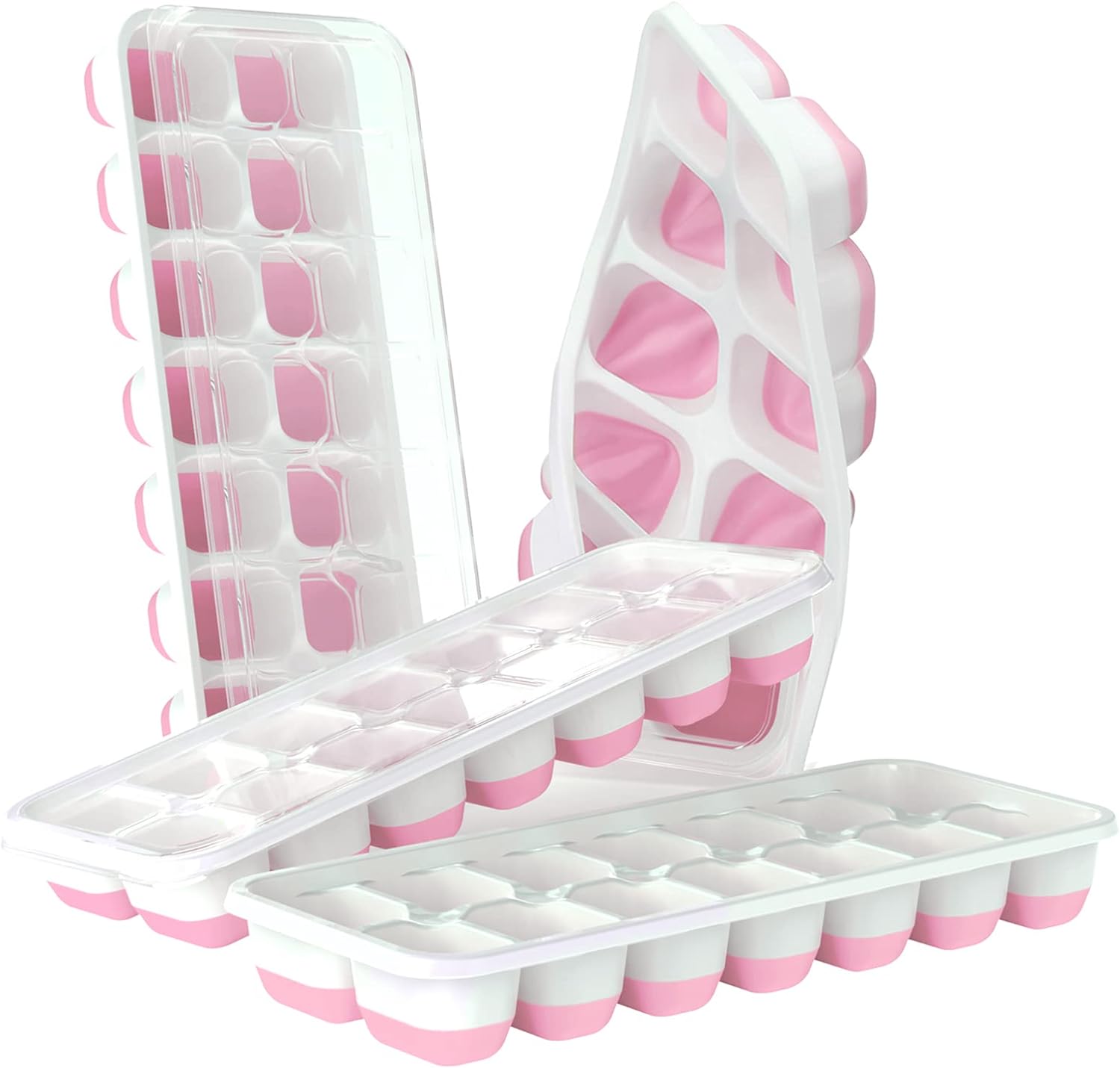 Best DOQAUS Ice Cube Trays, Special Easy-Release Ice Cube Molds, Innovative Ice...