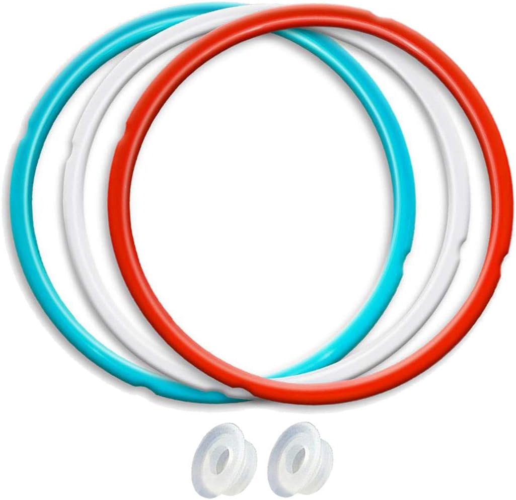 Best Silicone Sealing Ring, Special 3 Pack, Innovative Savory Sky Blue.

