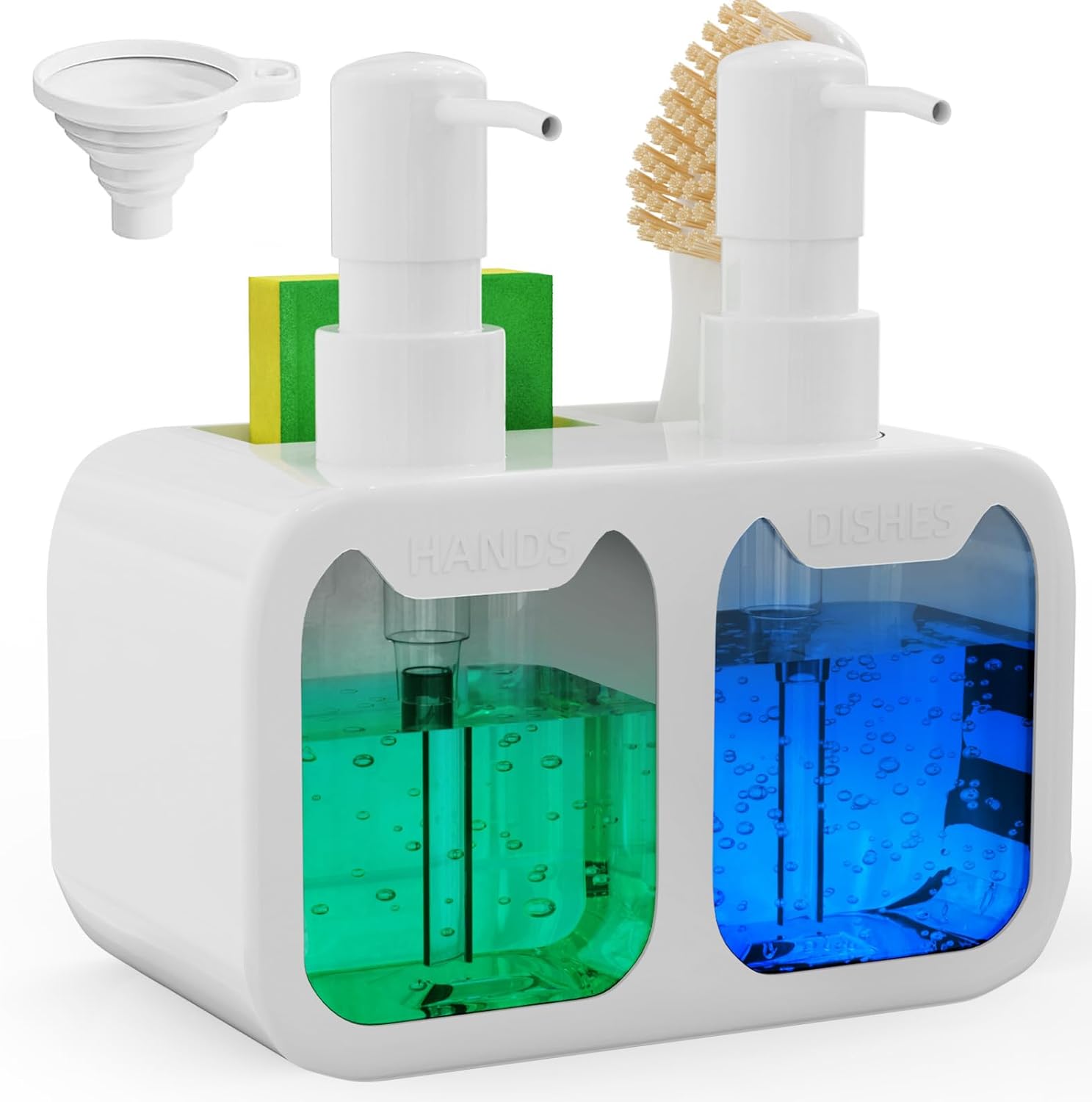 Best Kitchen Soap Dispenser Set, Special 24 Oz Kitchen Soap Dispenser with Pump,...