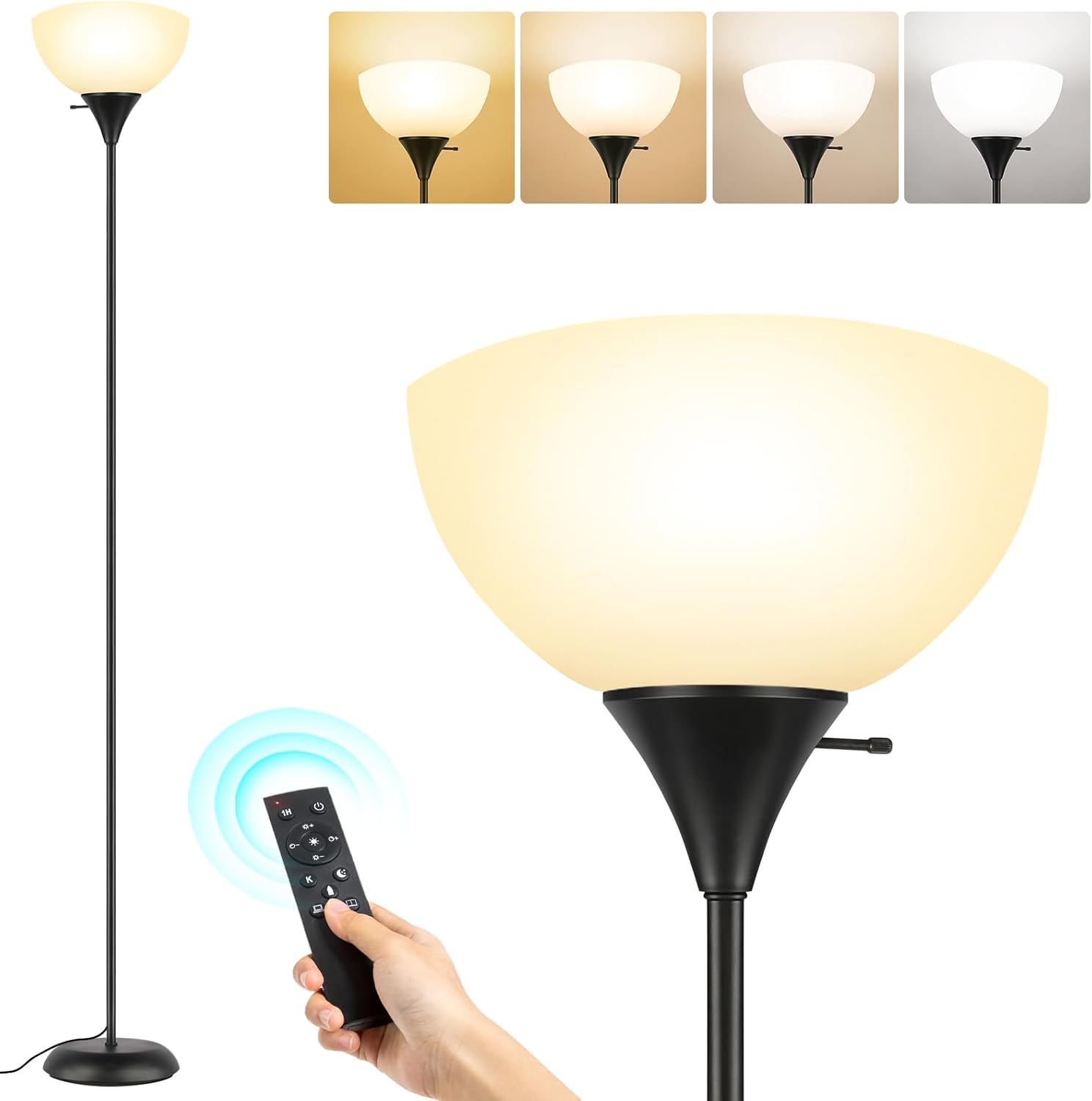 Best OUTON Standing Lamp, Special Modern Floor Lamp with Remote, Innovative Floo...