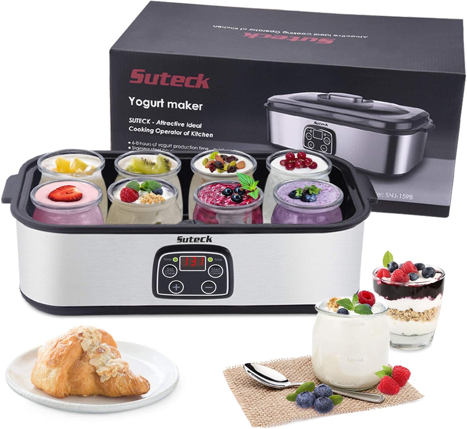 Yogurt Maker Automatic Digital Yoghurt Maker Machi...