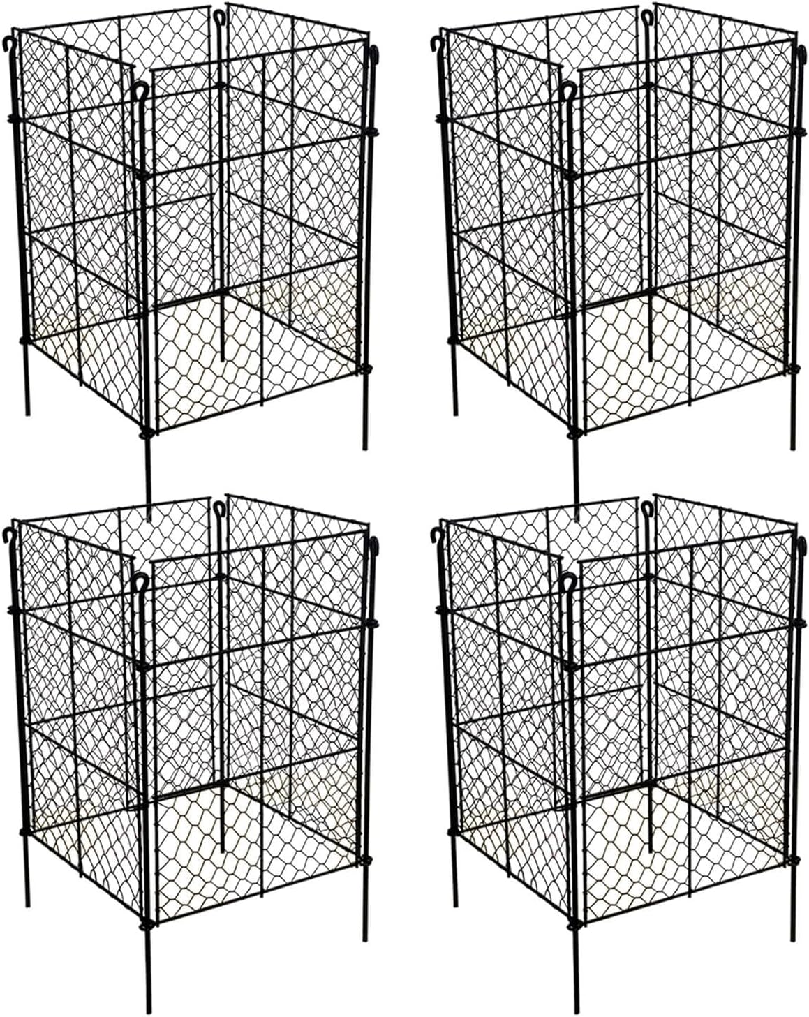 Best Chicken Wire Cloche, Special Plant Protectors for 12.6" L x 12.6" W x 16" H...