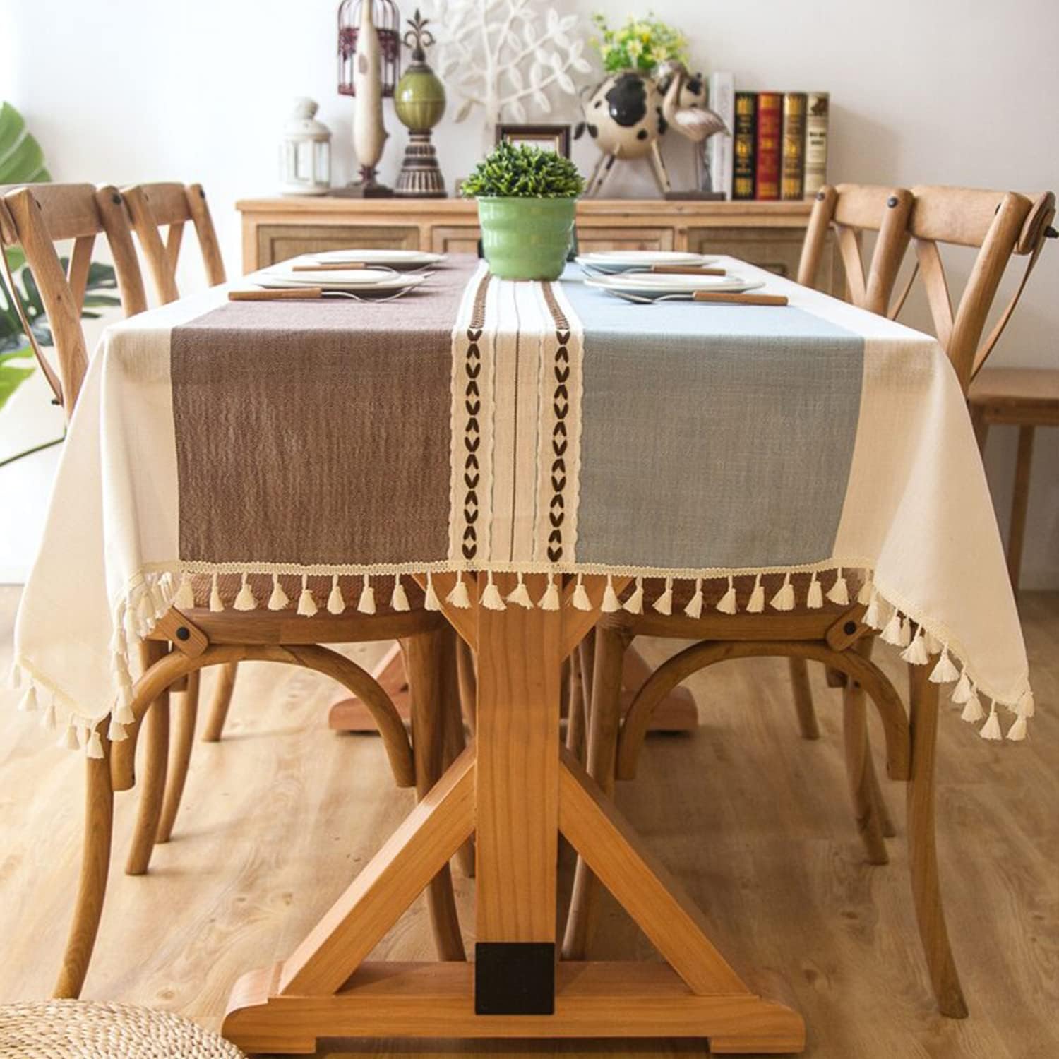 Best Lifetooler Tablecloths, Special Rectangular Cotton Linen Tablecloth, Innova...