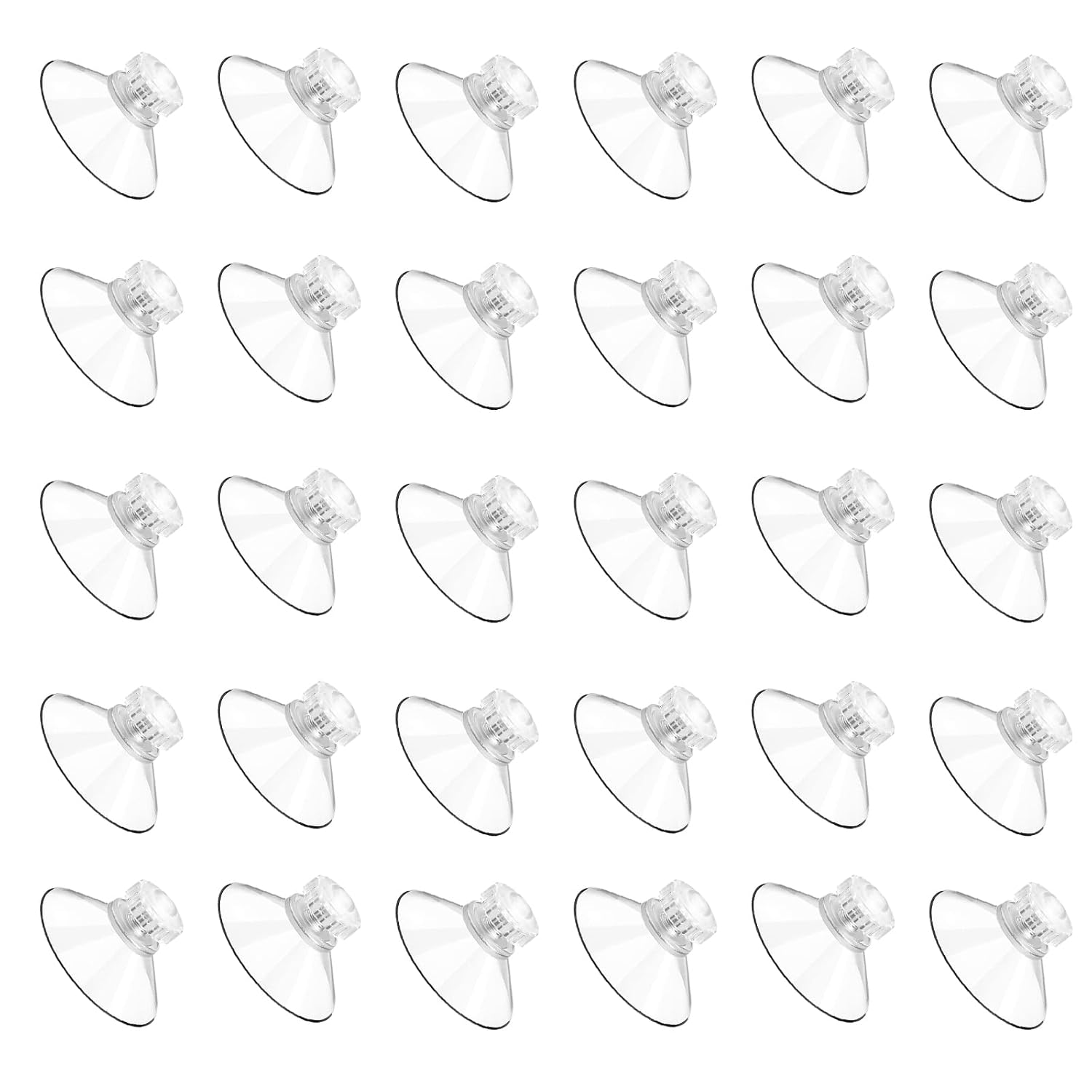 Best LOCCY 30PCS Suction Cups, High-Quality Suction Pads with Metal Screw Nut, S...