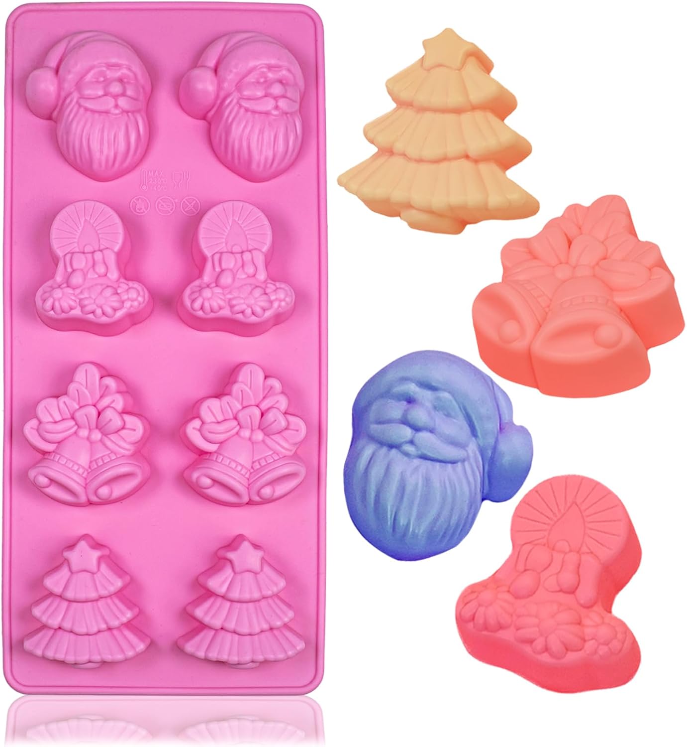 Best FantasyDay® Premium Cookie Mould, Special Gummy Mould Ice Tray for Holiday...