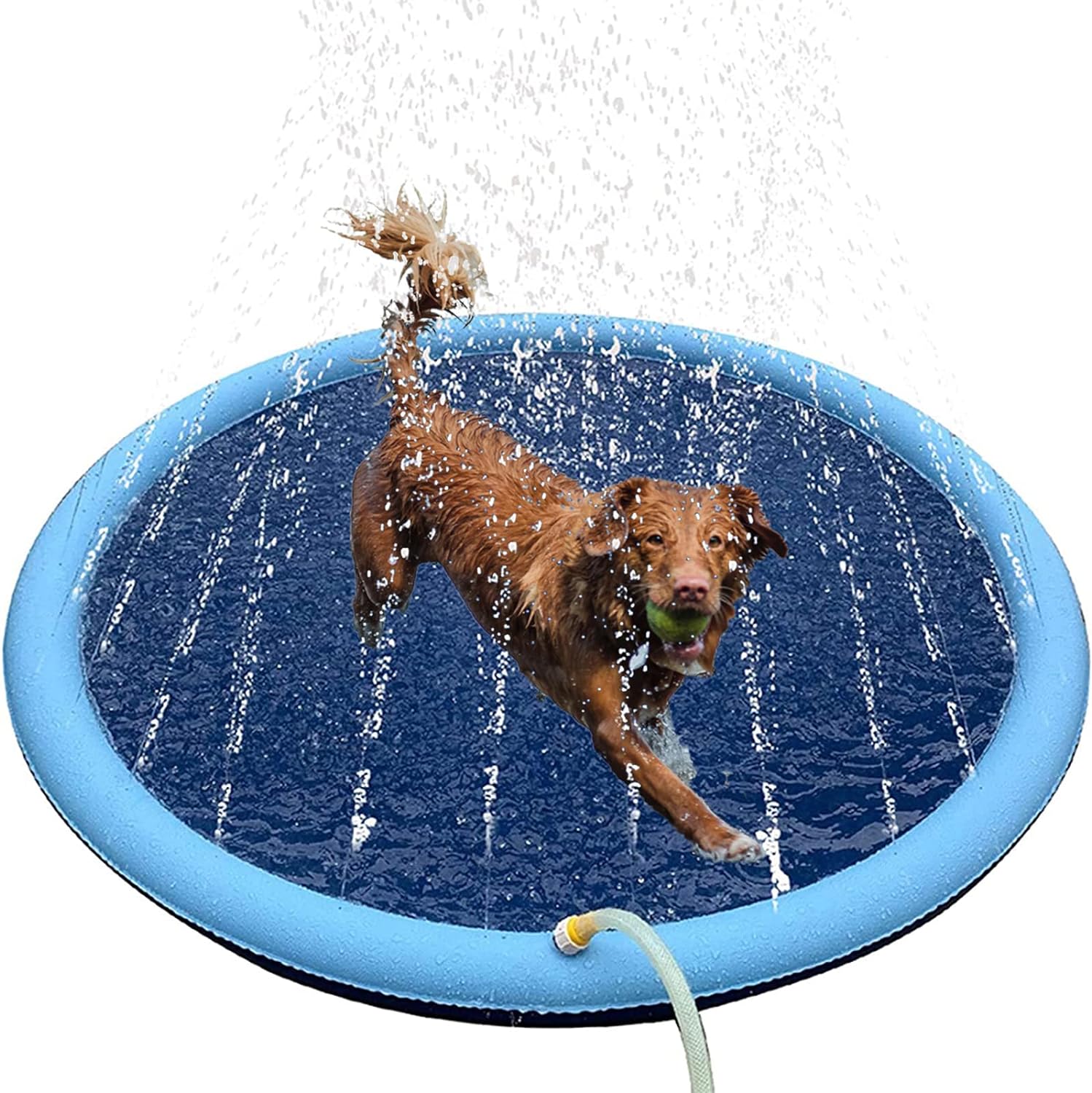 **Best YUDANSI Dog Paddling Pool, Special Foldable Dog Pool For Small Dogs Cats...