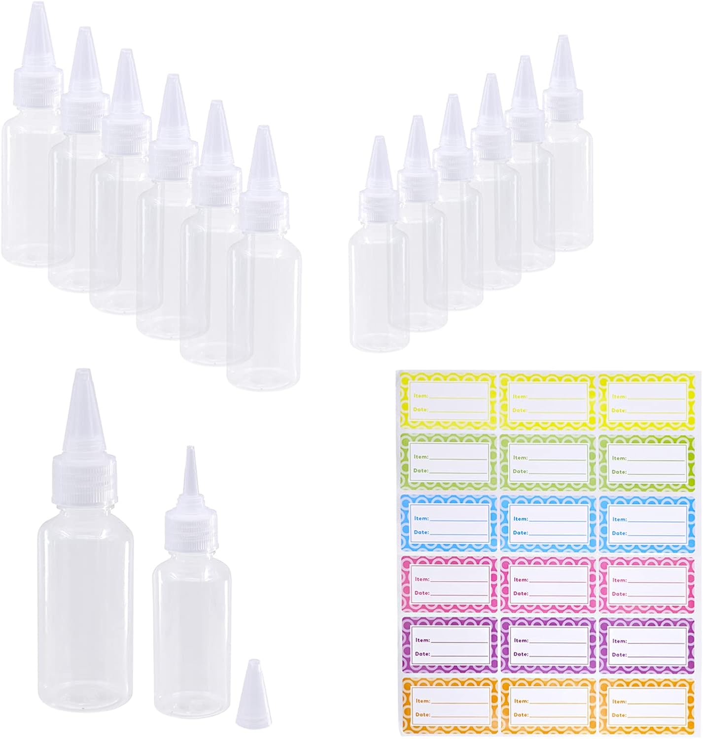 Best DBOO Clear Squeeze Condiment Bottles, High-Quality Plastic Squeeze Dispensi...