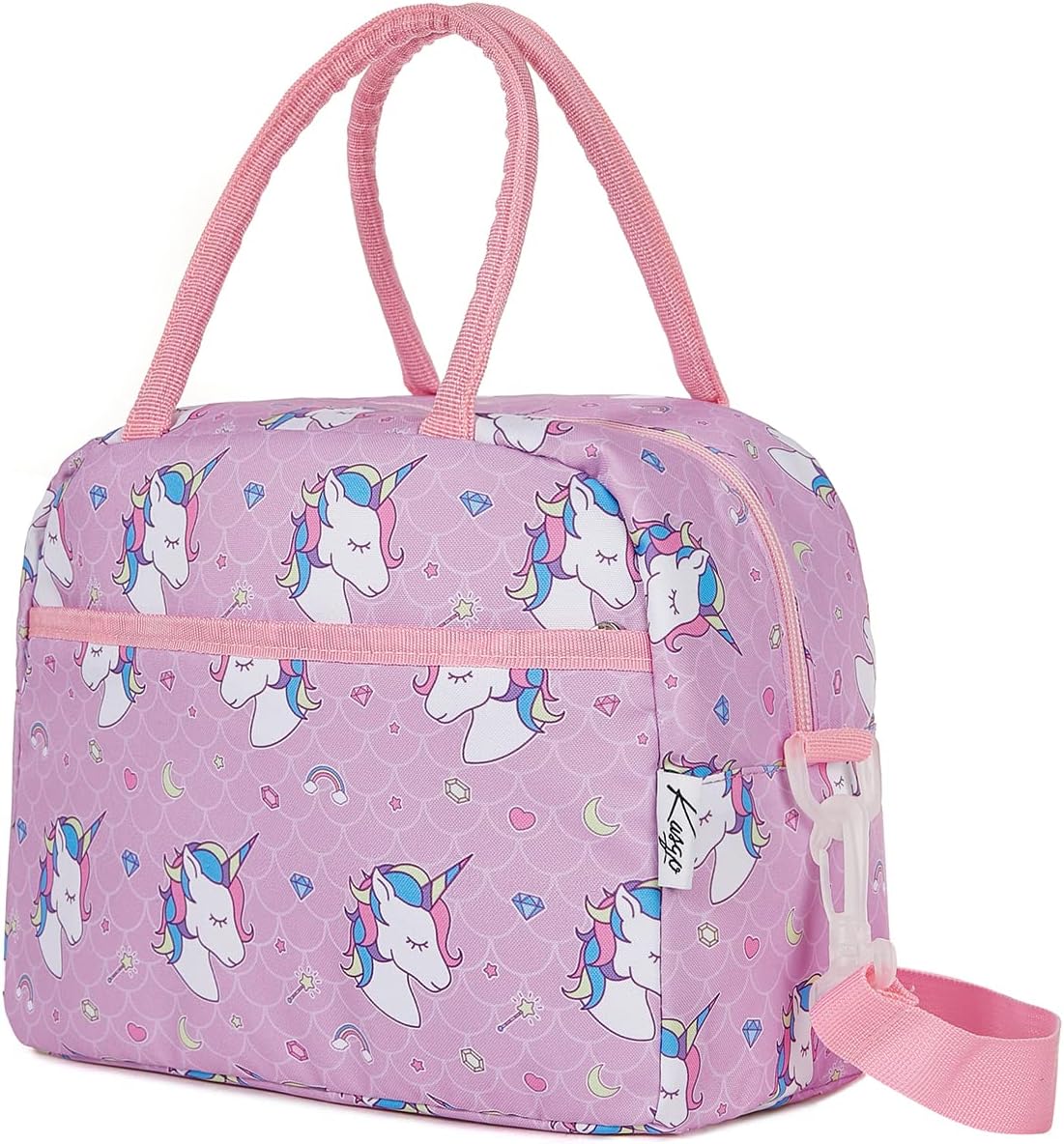Best Kasgo Lunch Bag, Special Insulated Box Bag for Kid, Unique Girls Unicorn Lu...