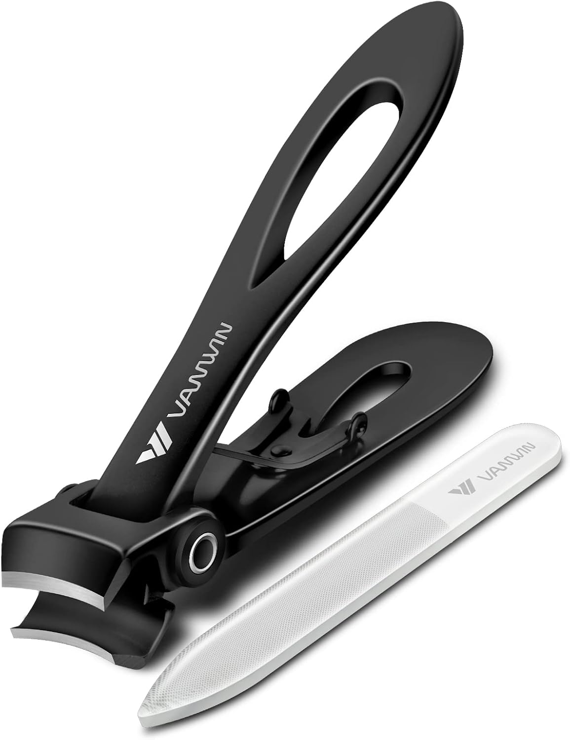 Best VANWIN Nail Clippers, Special 16mm Wide Jaw Opening Toenail Clippers, Innov...