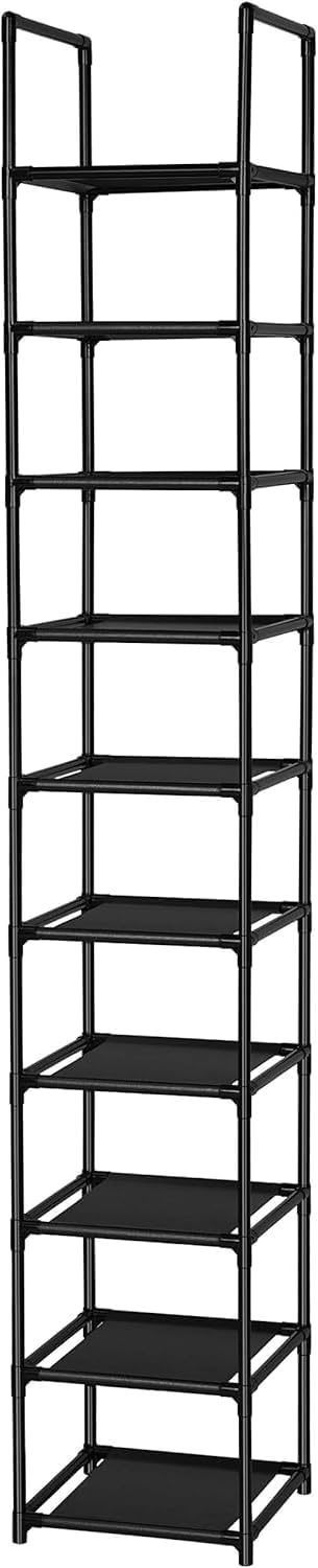 Best UrMsun 10 Tier Shoe Rack, Special Space-Saving Shoe Storage, Innovative Tal...