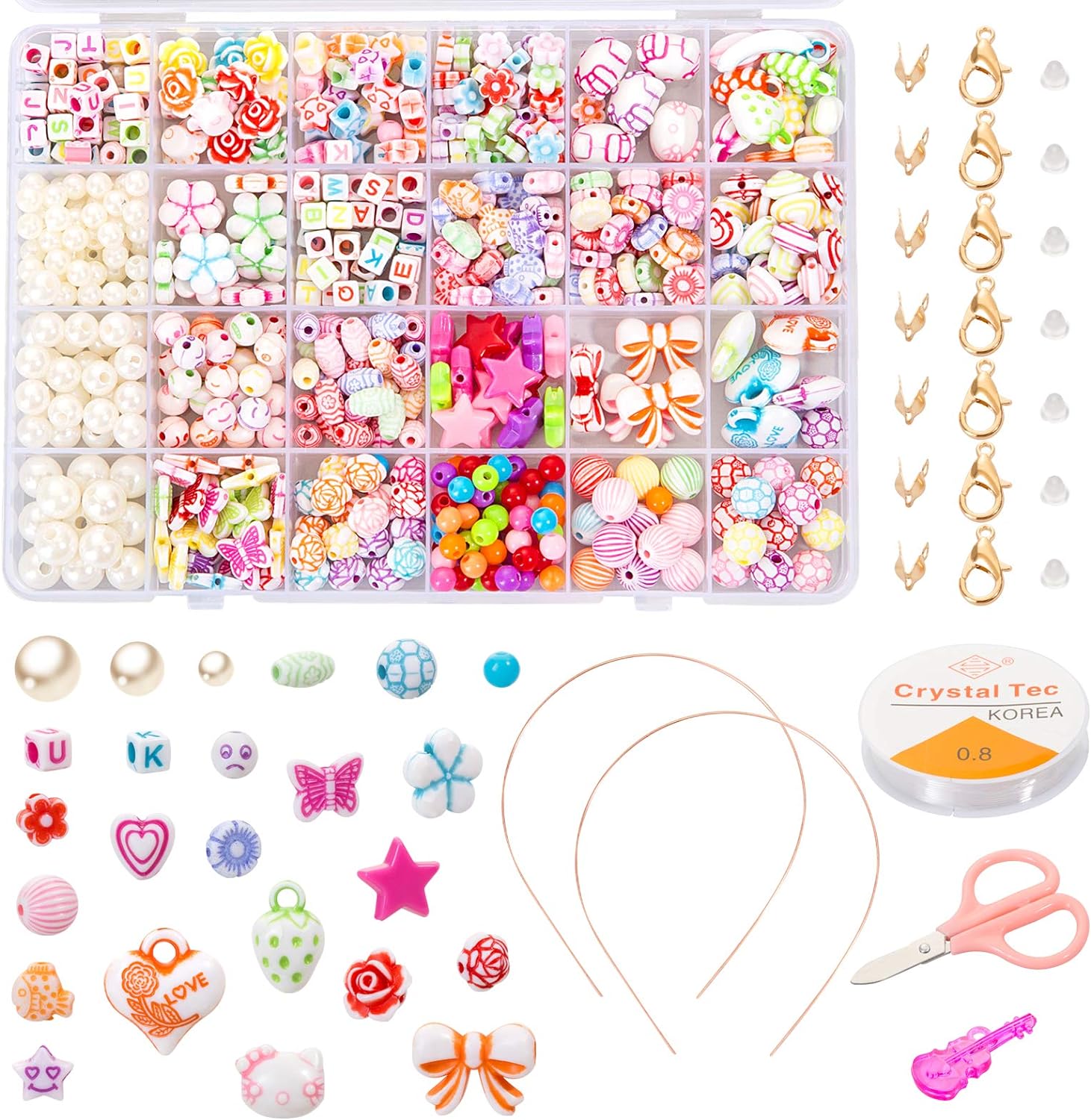 Best Naler Pearl Beads Bracelet Making Kit, Special Gifts for Girls, Innovative...