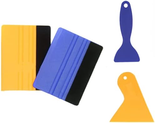 Best disdain Felt Edge Car Scraper, Special Wrapping Tool with 4 Pcs Soft Edge S...