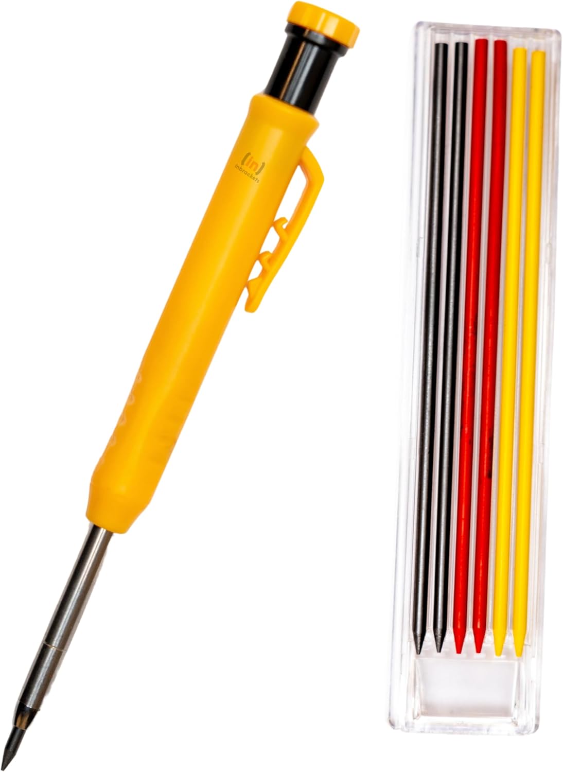 Best Inbrackets Carpenters Pencil Set, Special Mechanical Marker Pencil for Deep...