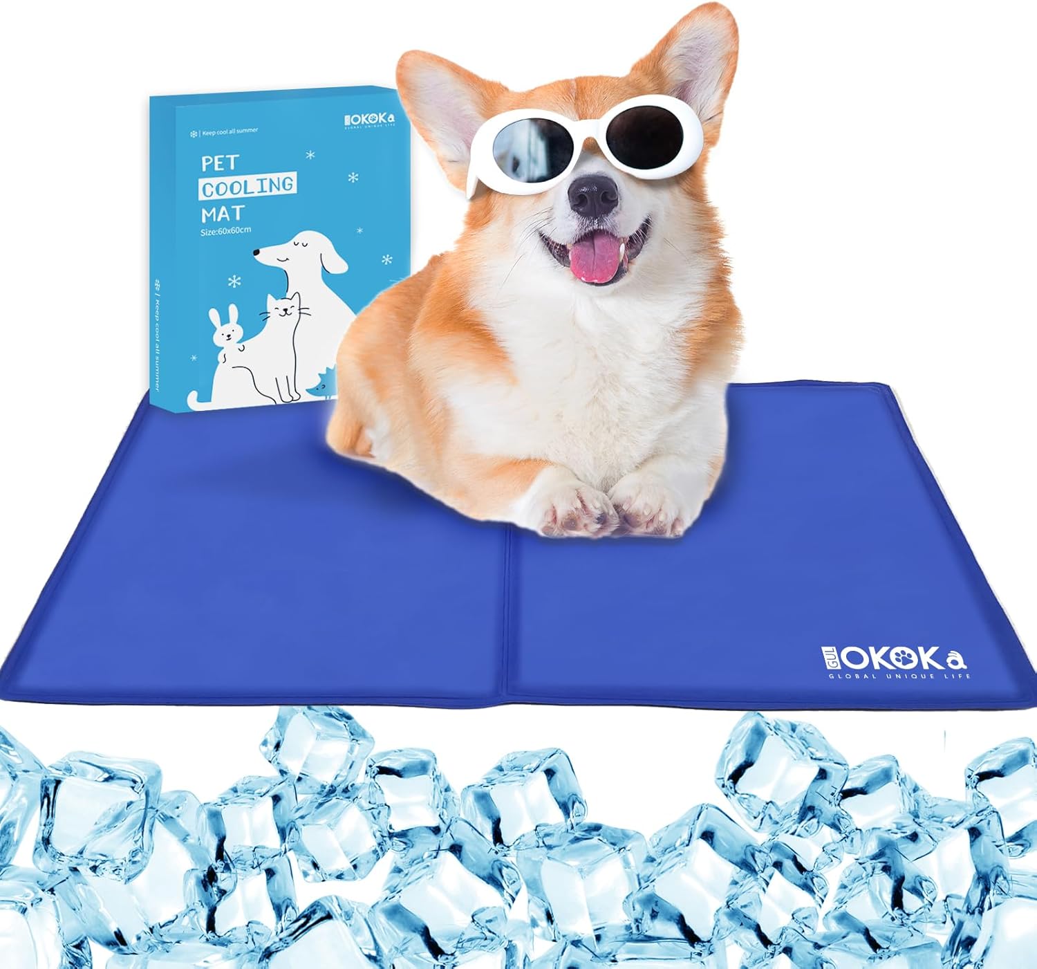 Best Gulokoka Dog Cooling Mats, Special Cooling Mat for Dogs, Innovative Pet Coo...