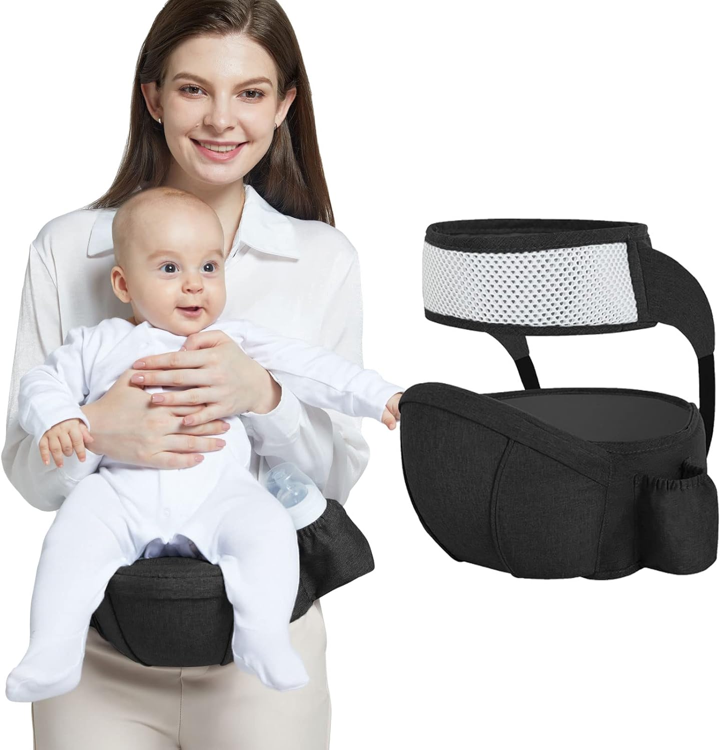 Best Baby Hip Seat Carrier, Special Baby Belt Carrier with Safety Belt Protectio...