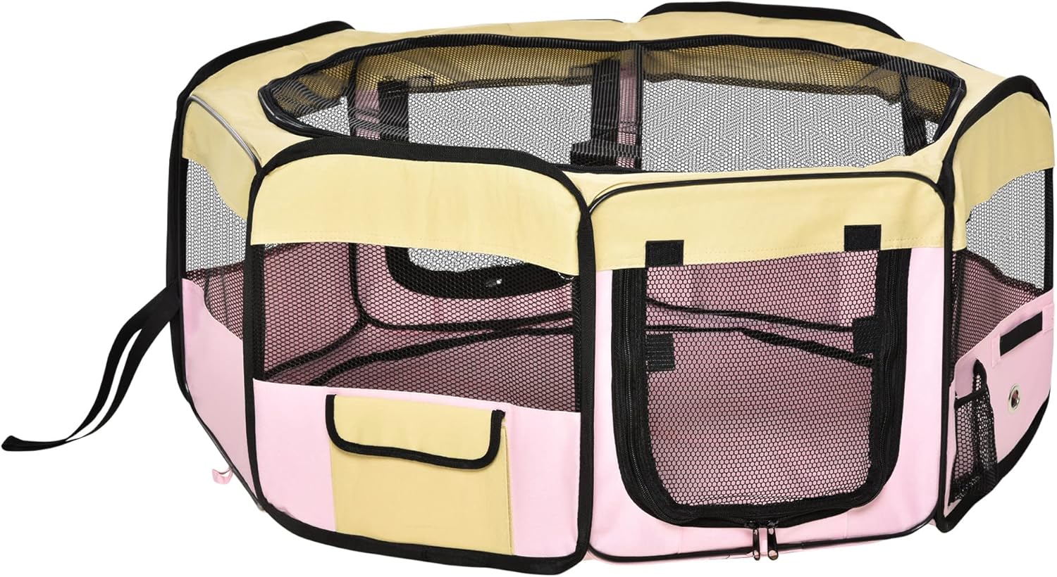 Best PawHut Fabric Pet Playpen, Special Pet Dog Cat Puppy Playpen for Small Pets...