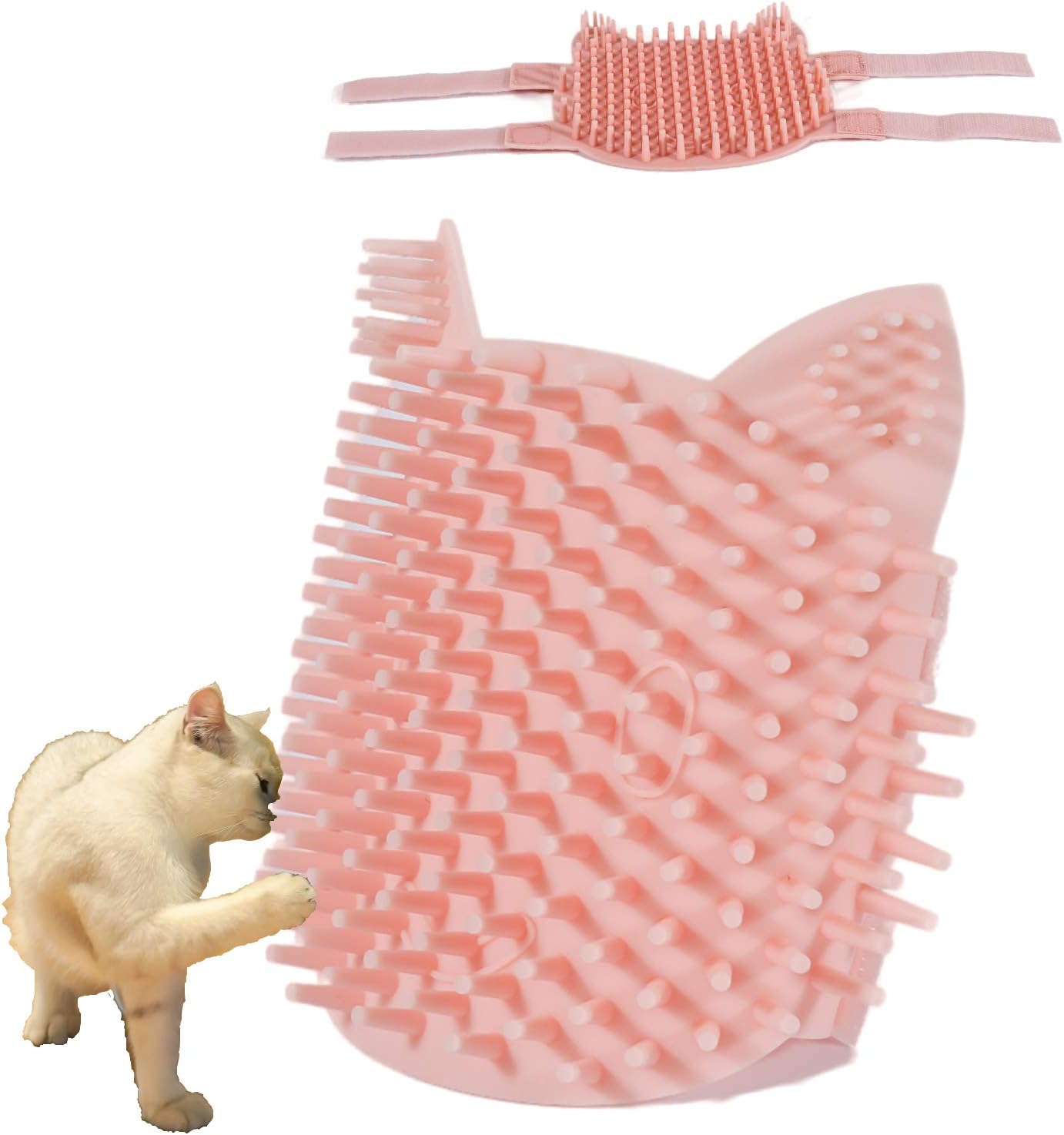 Best ABCOOL Cat Pet Self Grooming Comb Brush, Special Multi Functional Catnip Fl...