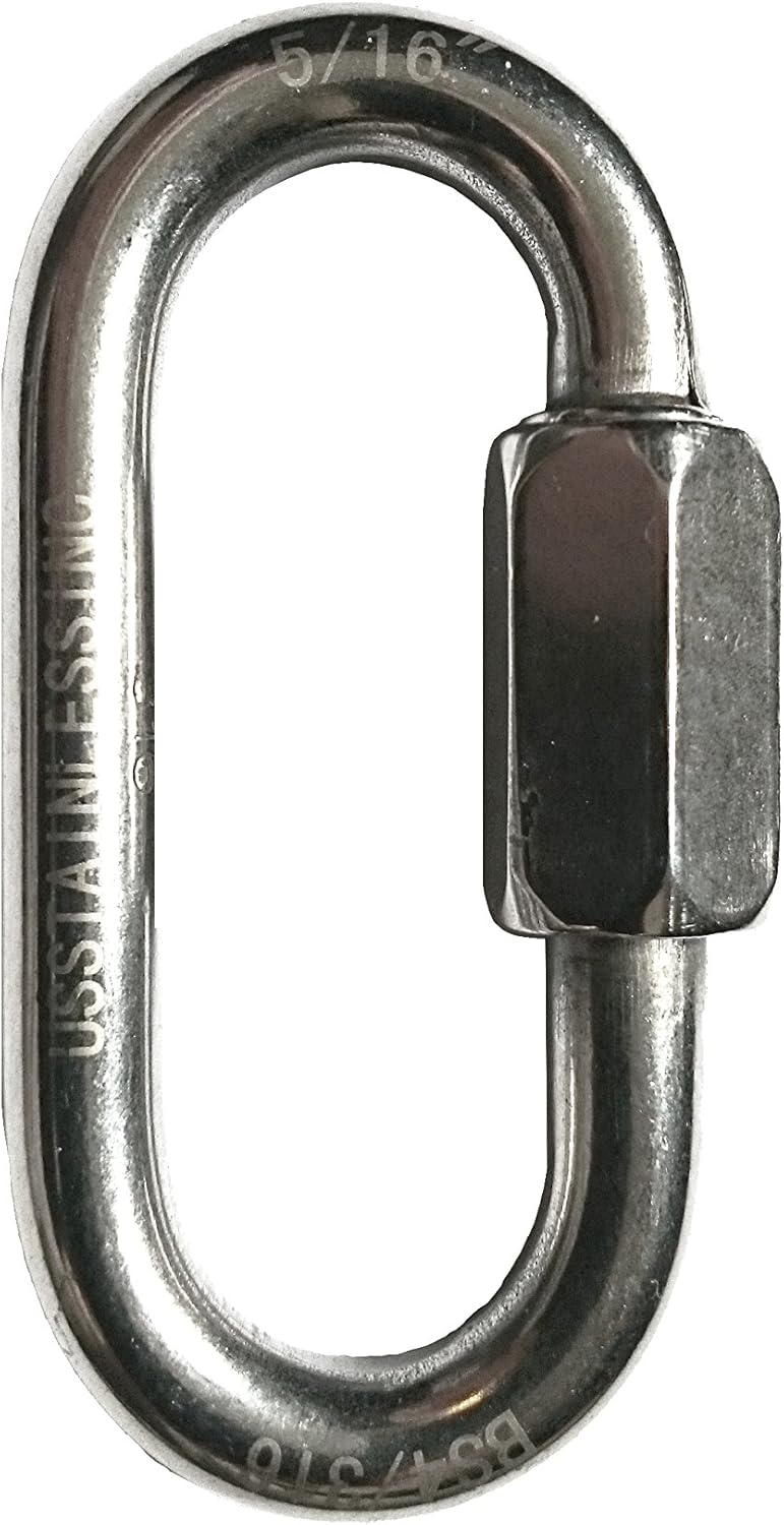 Best Stainless Steel 316 Quick Link, Special Marine Grade Quick Link for 5/16" o...