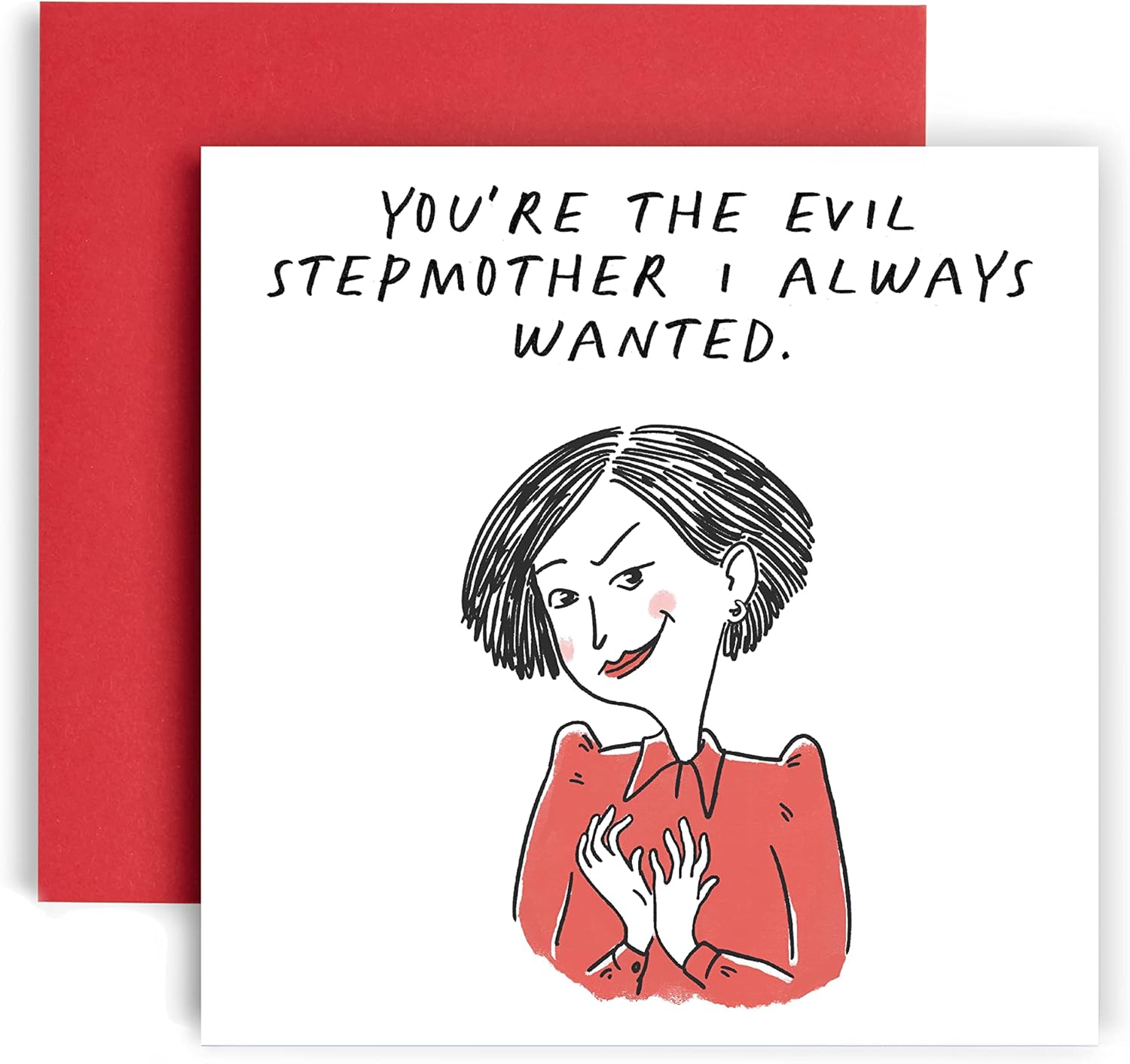Huxters Stepmum Birthday Card – Funny Mother’s Day Card for Stepmother – Stepmot...