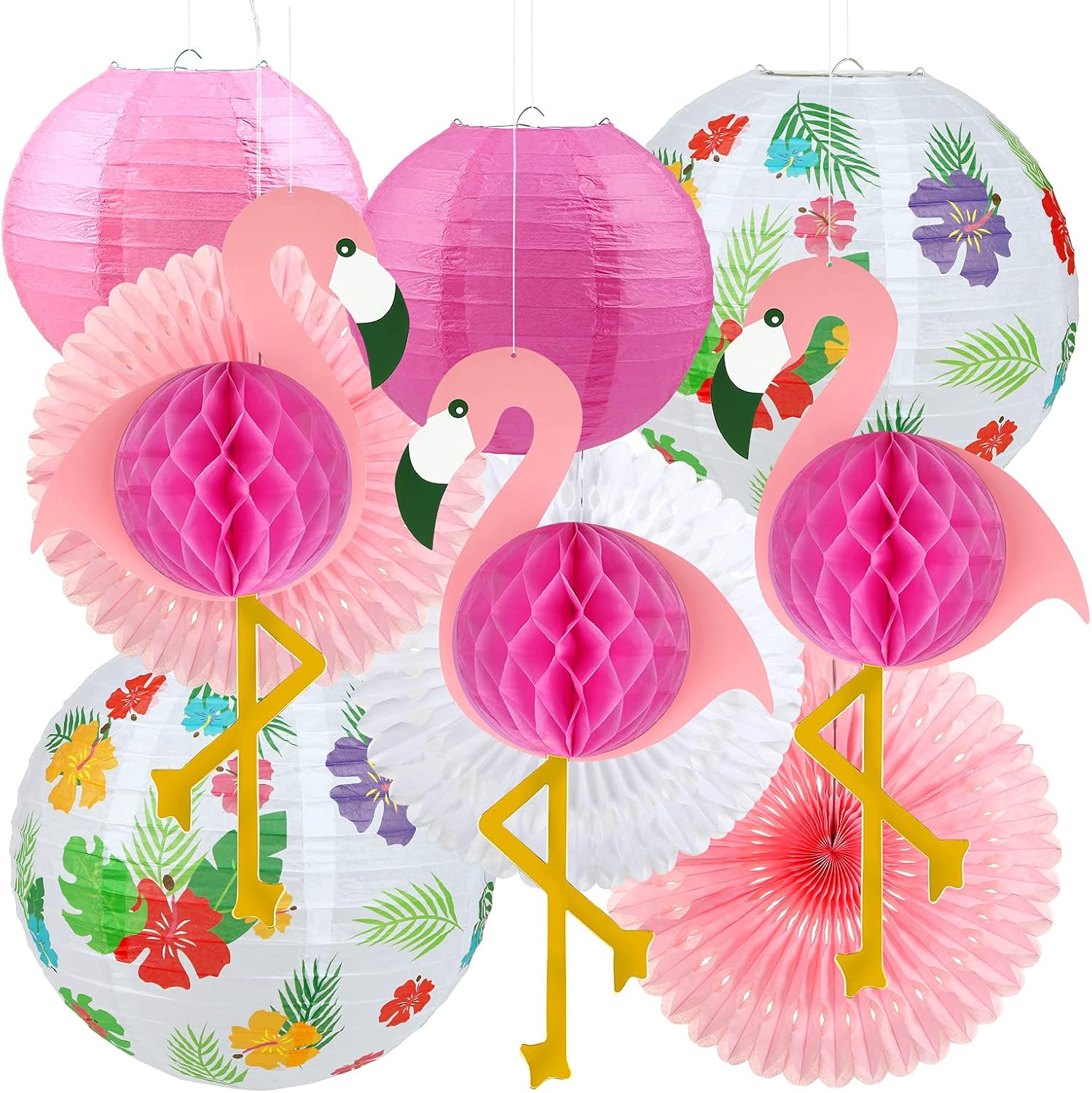 Best LIHAO Flamingo Tropical Party Decorations, Special Hawaiian Summer Party De...