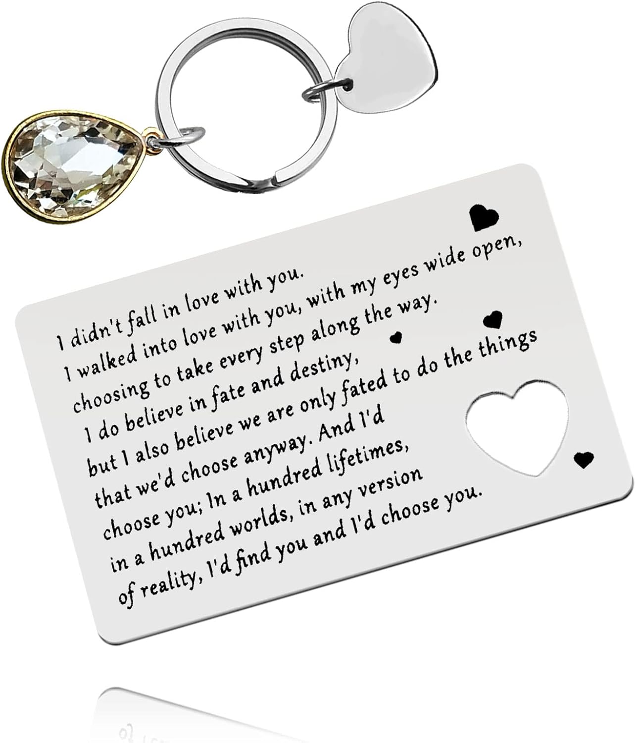Best Couple Keyring Gift, Special Keyring Gift For My Wife Husband, Unique Keyri...