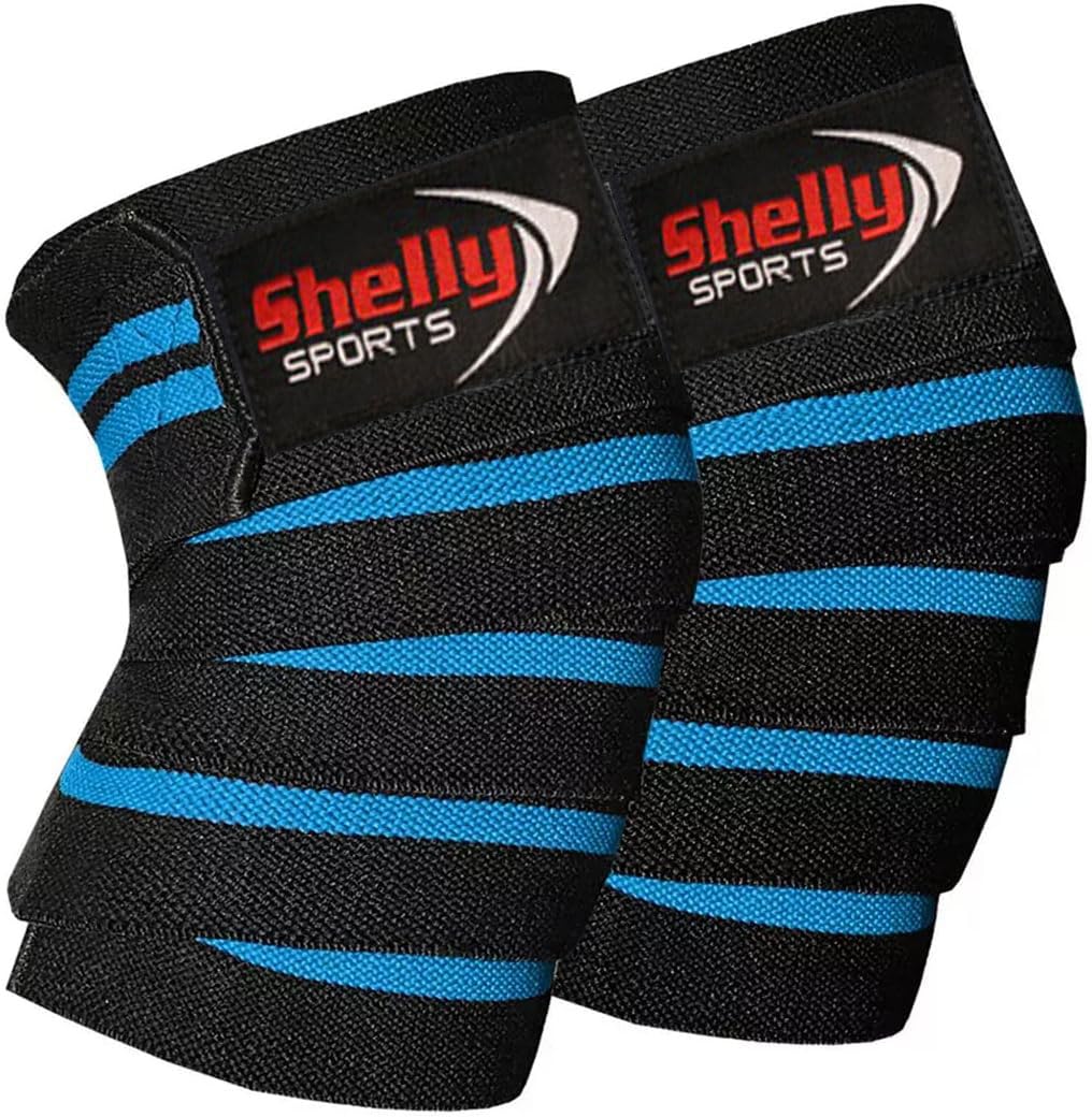 Best Shelly Knee Wraps, Special Knee Support for Weight Lifting, Innovative Knee...