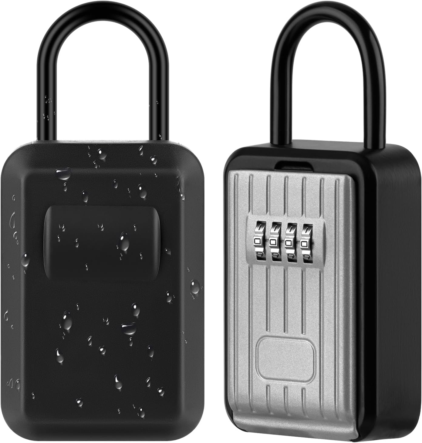 Best TEUEN Key Lock Box, Special Key Safe Padlock Storage Hangable Lockbox with...