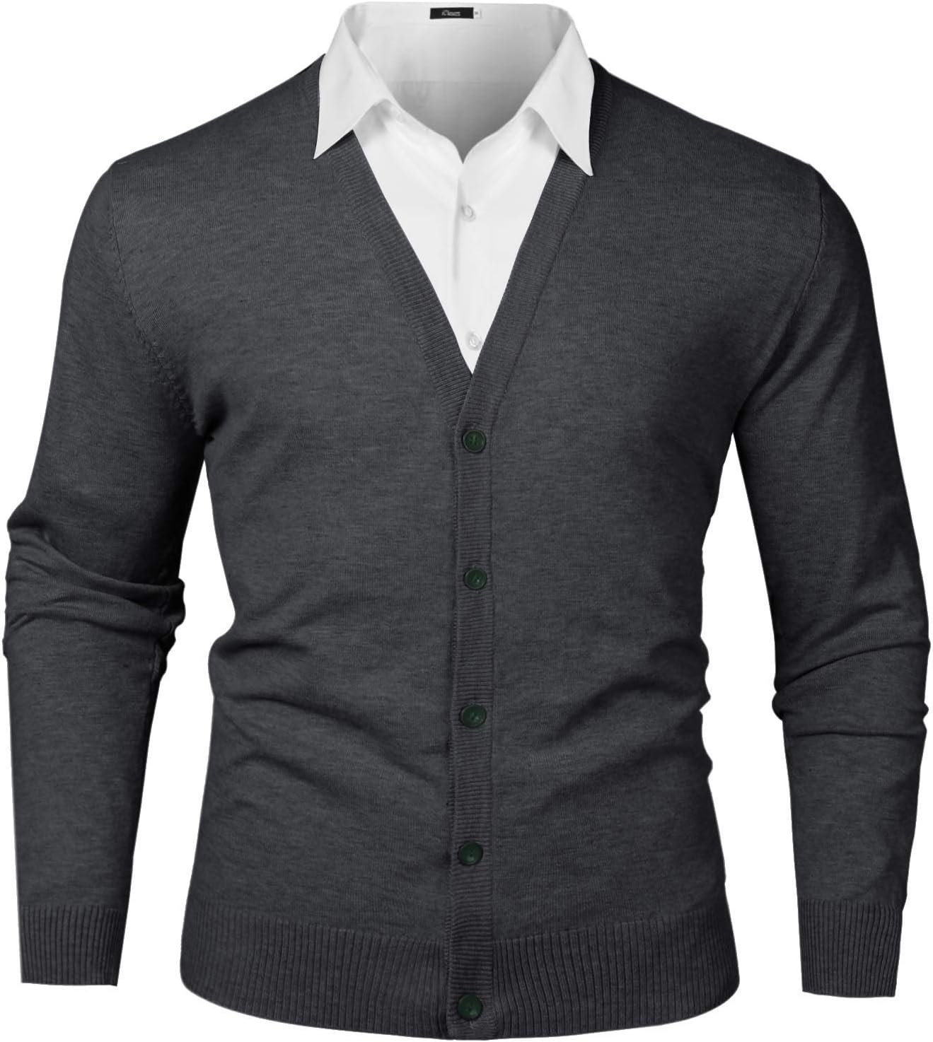Best iClosam Men's Knit Cardigan, Special Long Sleeve V-Neck Classic Knitwear, I...