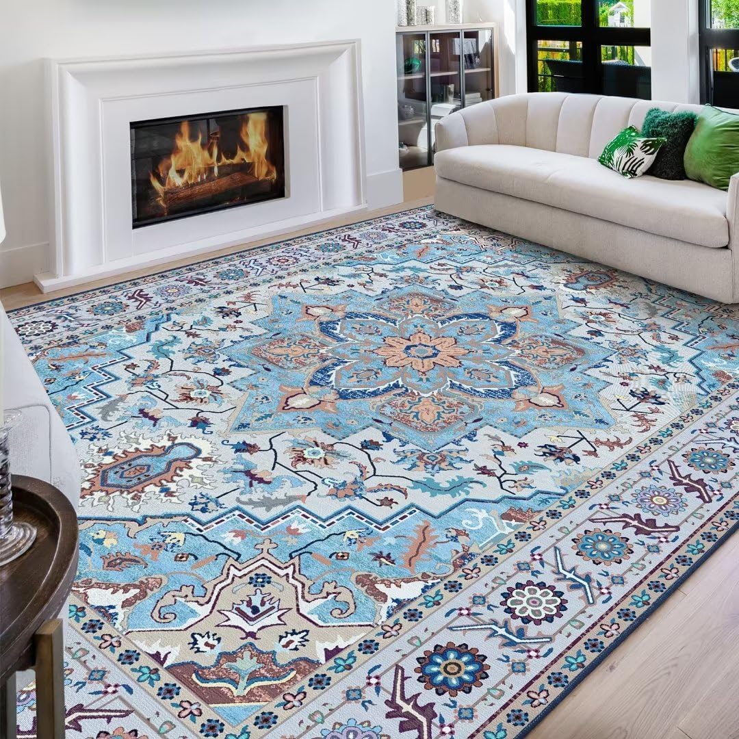 High-Quality Vamcheer Vintage Area Rugs, Special Traditional Extra Large Washabl...