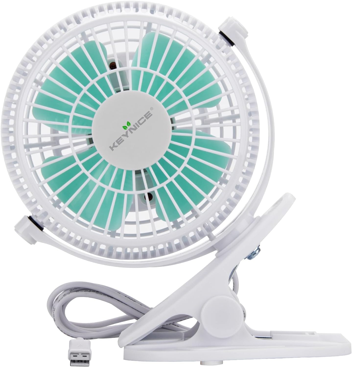 Best KEYNICE Mini USB Fan, Special Small USB Clip and Desktop Fans, Efficient Po...