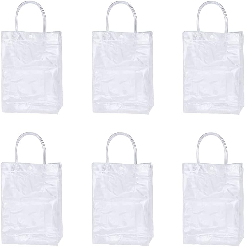 Best, Exquisite, 6pcs Clear Tote Bag, Unique Plastic Tote Bags, Innovative PVC T...
