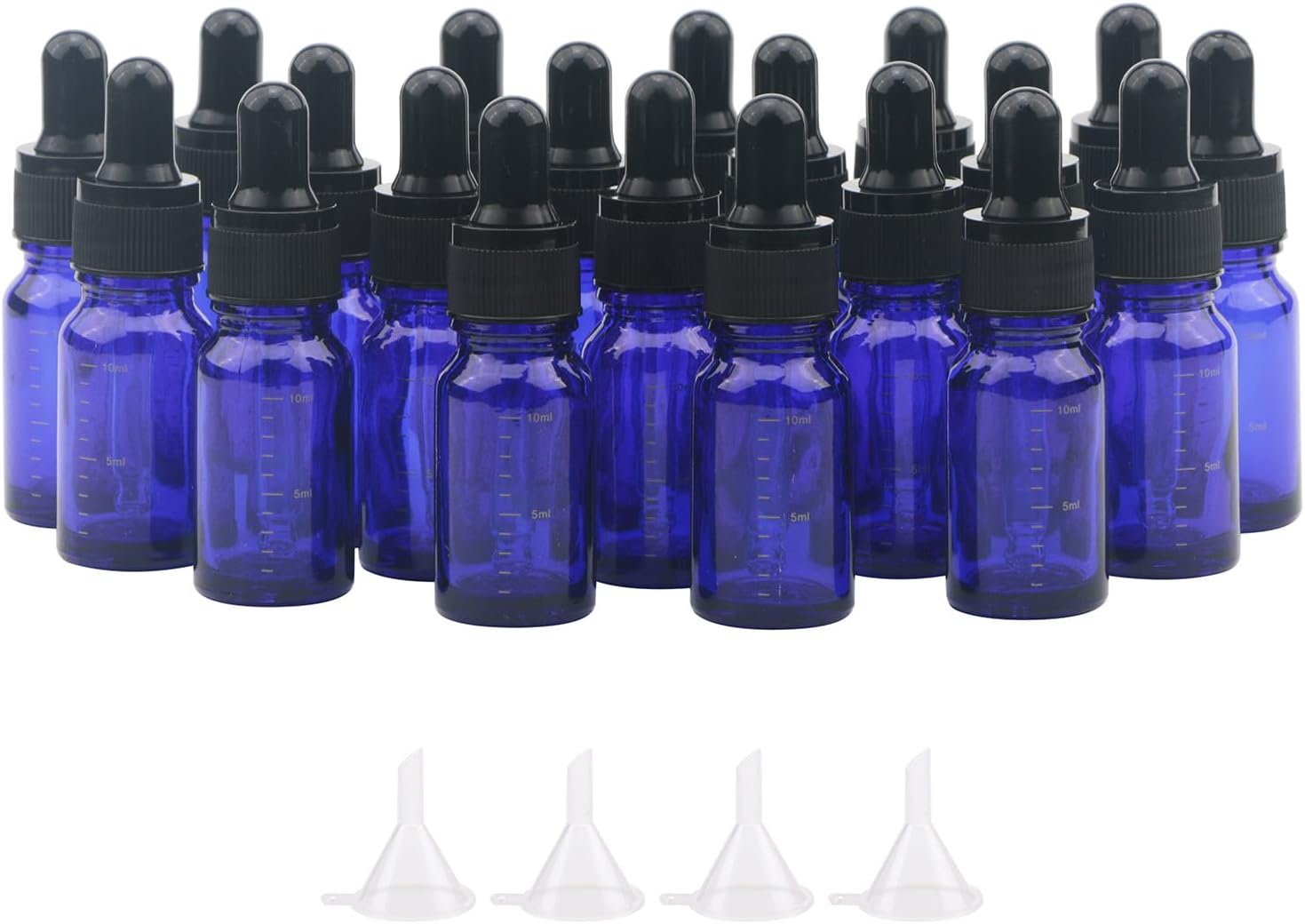 Best Unxuey Essential Oil Dropper Bottles, Special 20 Pack 10ml Bottles with Pip...