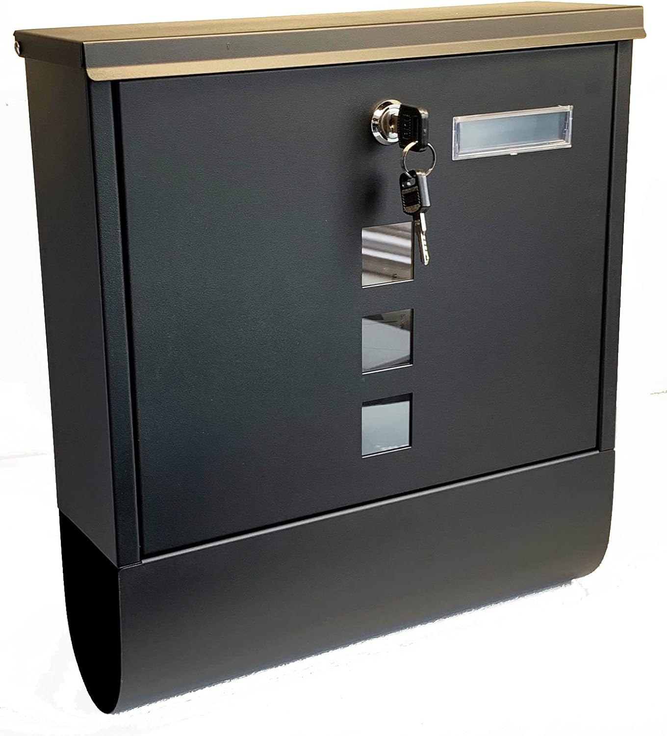 Best Buckingham 40094 Mail Box, Special Wall Mounted Large Steel Lockable Mail P...