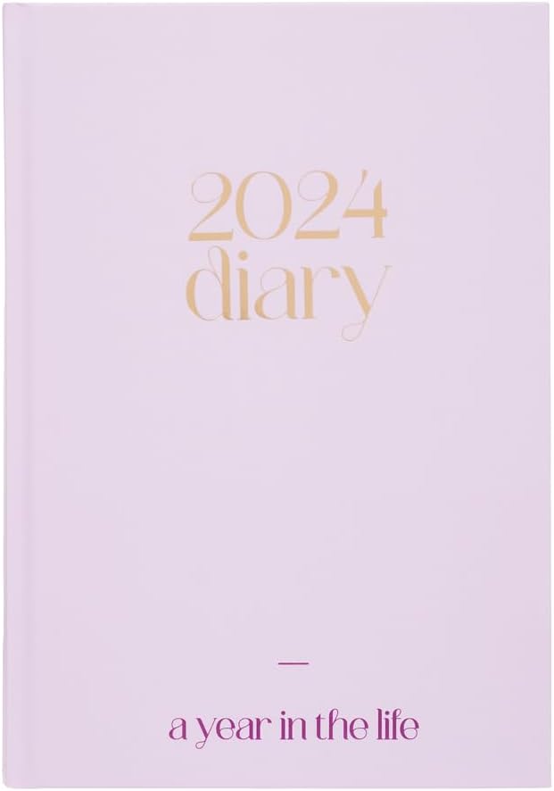 Best Invero 2024 Planner Organizer, Special Hardback Diary for Page A Day, Innov...