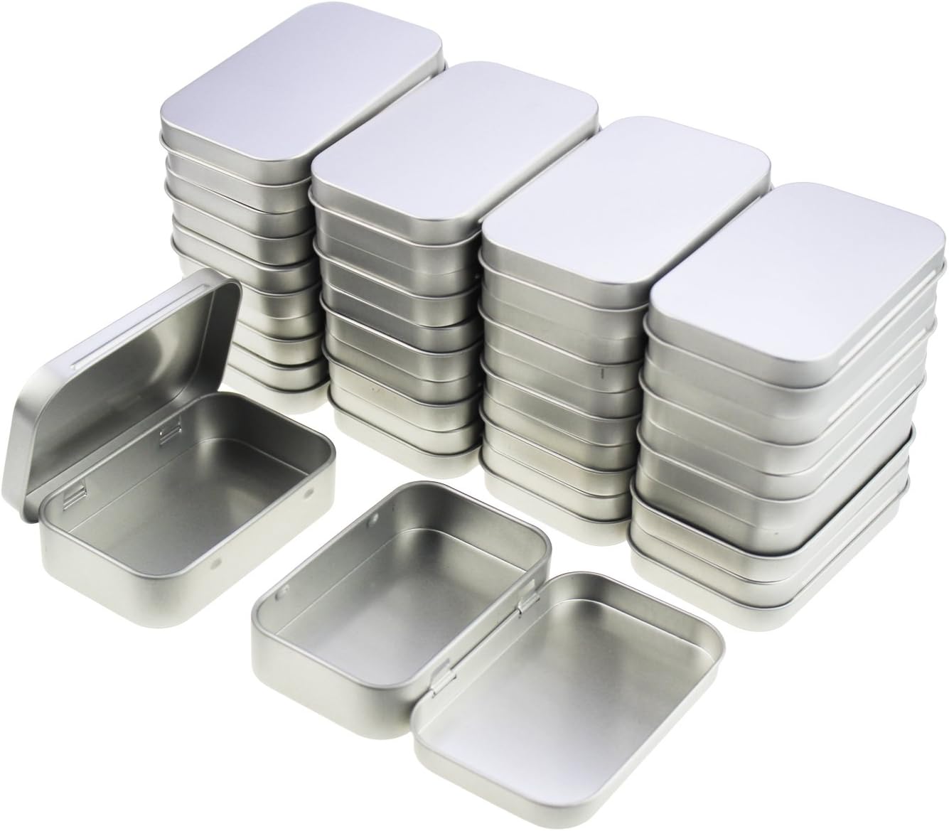 Best LJY Hinged Tins Containers, Special Metal Storage Organizer, Innovative Min...