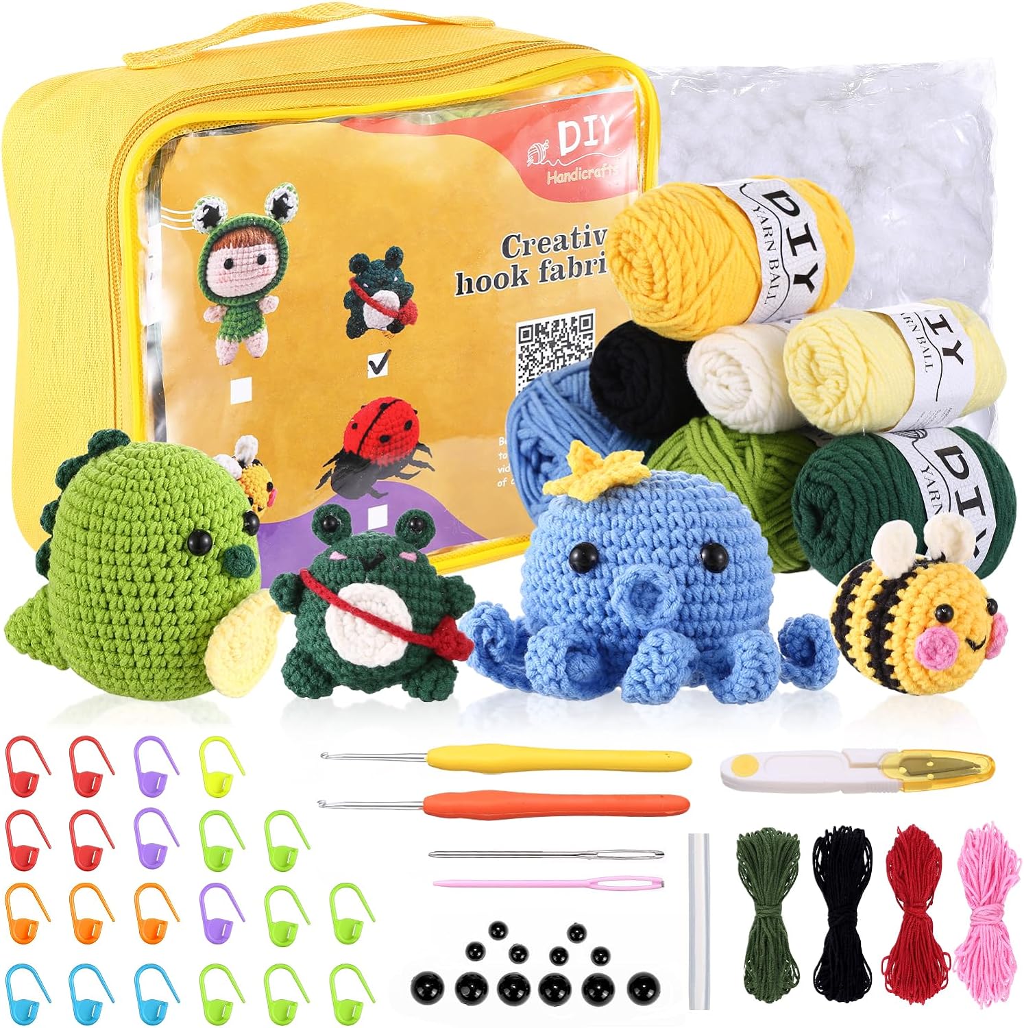 Best LIHAO Crochet Kits, Special Beginner Crochet Kit, Innovative Crochet Kit wi...