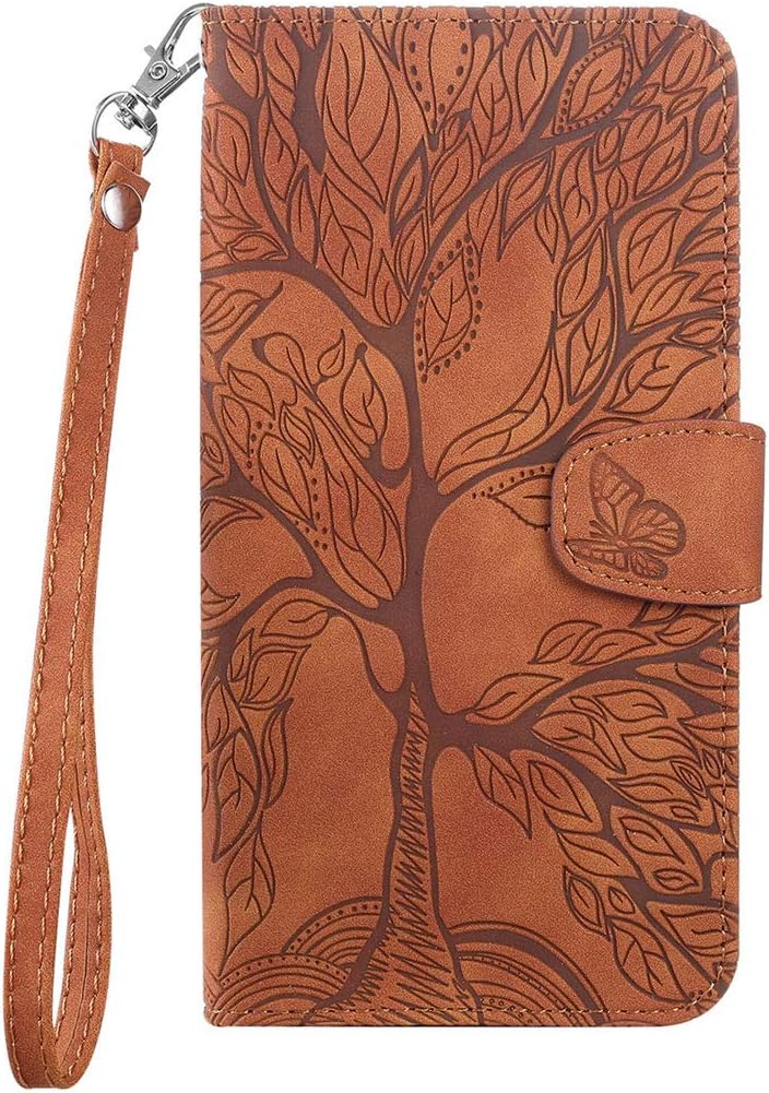 Best Norn for iPhone A20E Phone Case, Special Embossed Folio Flip PU Leather Wal...