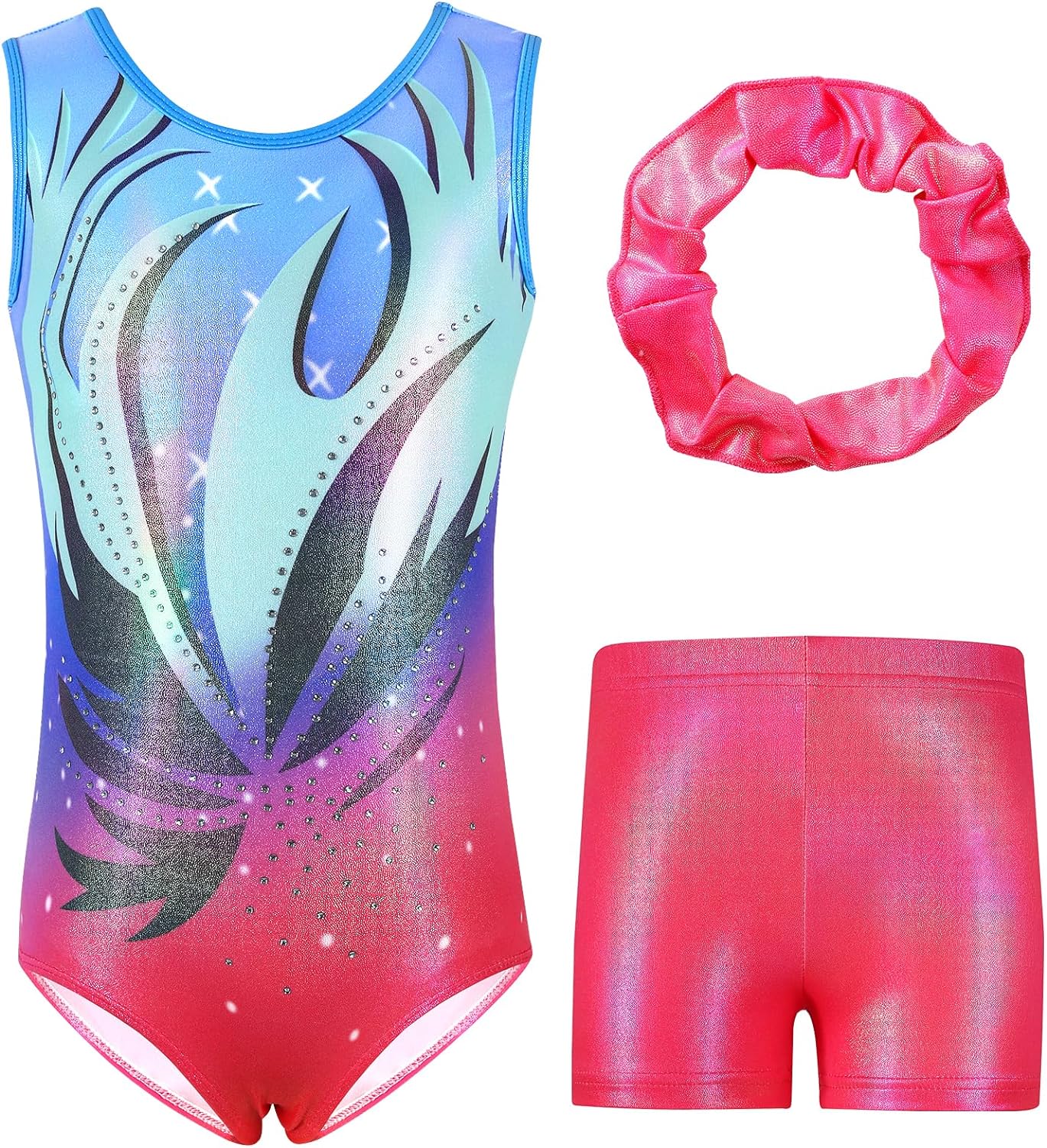 Best Hovershoes Gymnastics Leotards, Special Athletic Leotard for Girls with Spa...