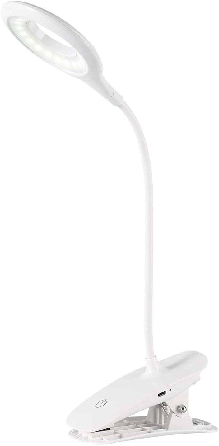Best EXTRASTAR 40 LED Desk Lamp, Special Desk Lamp USB Clip On Light with Touch...