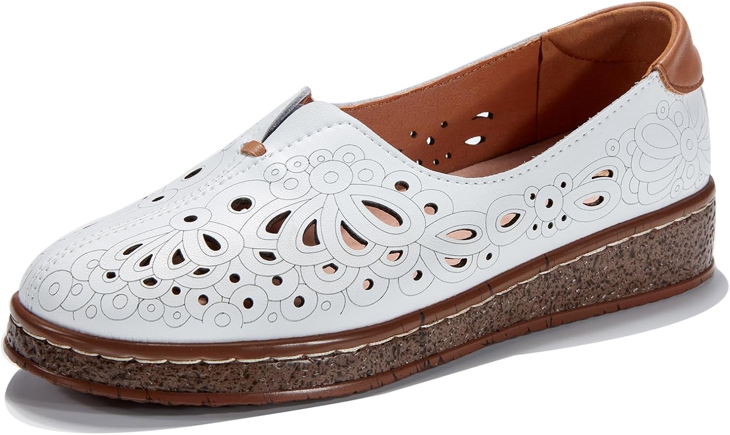 Best UberDeco Women’s Leather Loafers, Special Moccasins Casual Slip-on Flats, I...