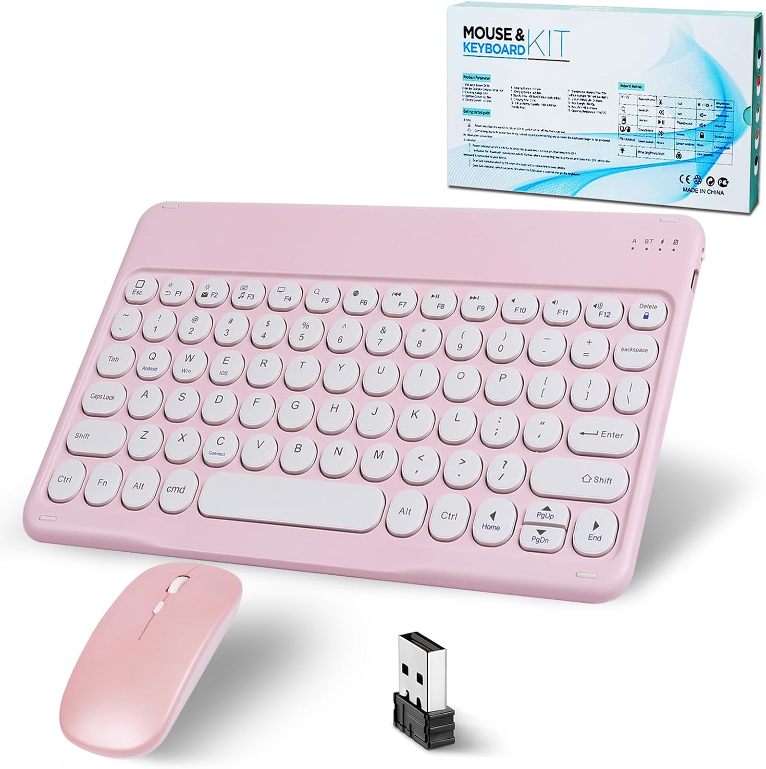 Best Bluetooth Keyboard, Special Wireless Keyboard and Mouse Set, Innovative 2.4...