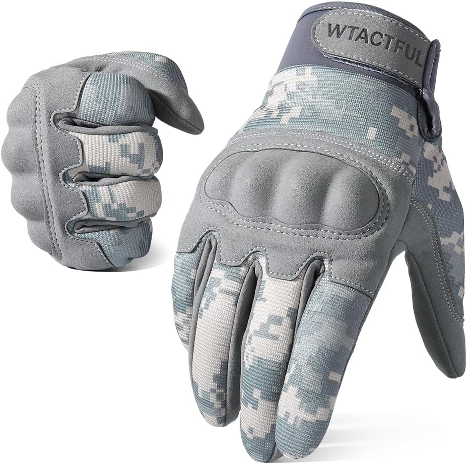 Best WTACTFUL ACU Gloves, Special Touch Screen Full Finger Gloves for Motorcycle...