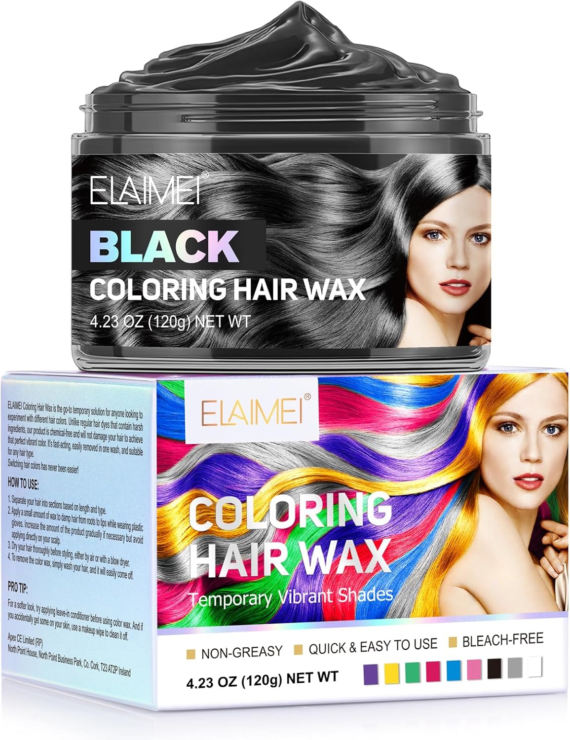 Best Hair Colour Wax, Unique Unisex Men and Women Temporary Blue Hair Dye, Innov...