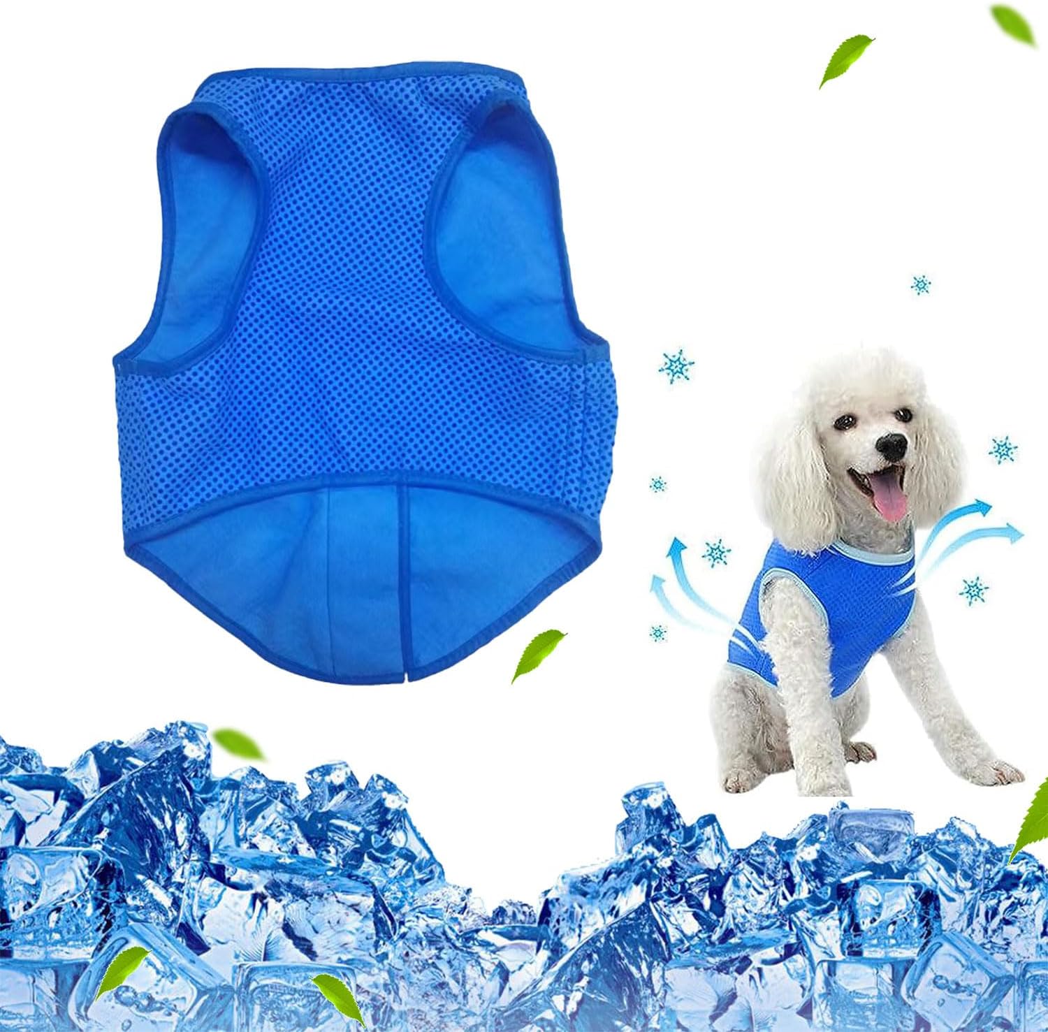 Best Pet Cooling Vest, Special Dog Cooling Jacket and Ice-cooling Harness Coats,...